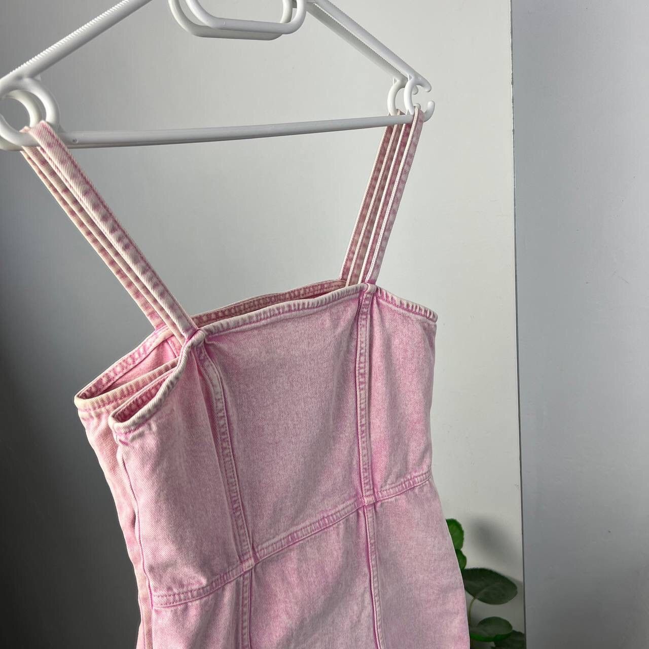 Hysteric Glamour Sundress Pink Denim Y2k Style Size S / US 4 / IT 40 - 3 Thumbnail