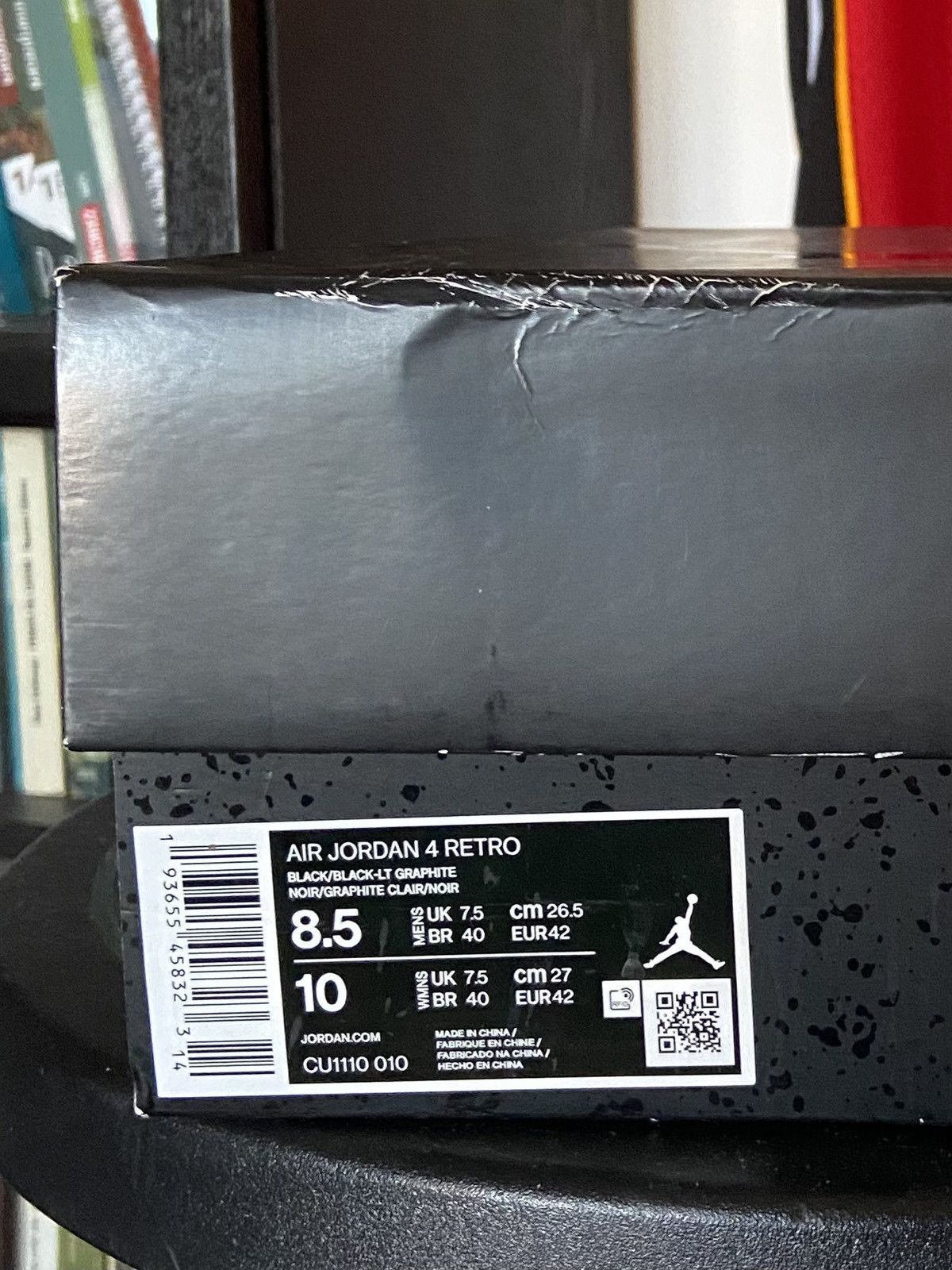 Jordan Brand Jordan 4 Black Cat (2020) Size US 8.5 / EU 41-42 - 10 Thumbnail