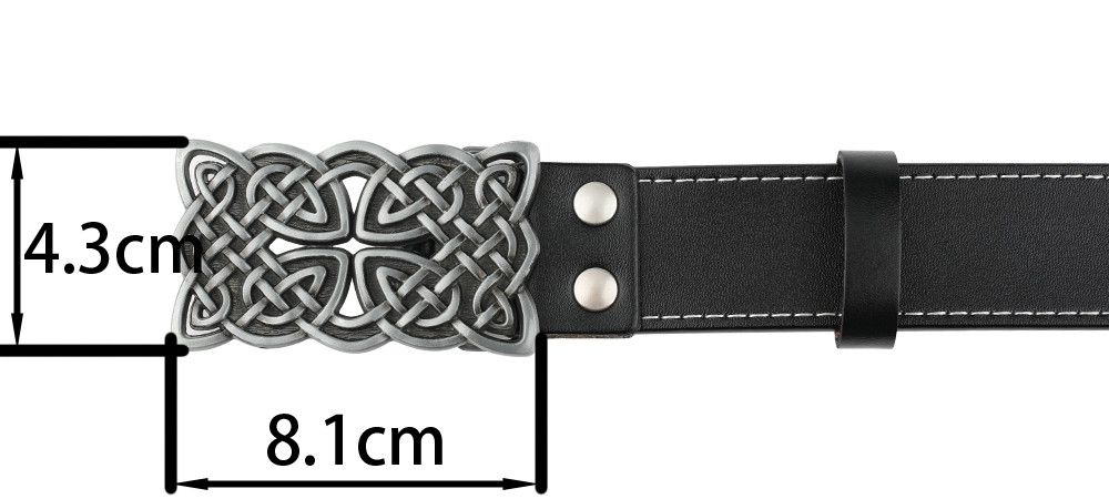 Designer Vibe Vintage Belt Riveted Belts Menswear Accessories Size ONE SIZE - 2 Thumbnail