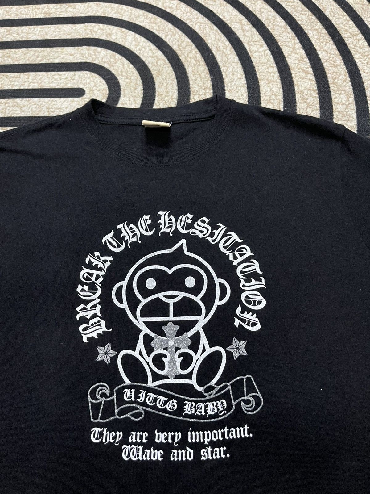 Japanese Brand 2000s CHROME HEARTS INSPIRED BRAN UITTG BABY Size US M / EU 48-50 / 2 - 5 Thumbnail