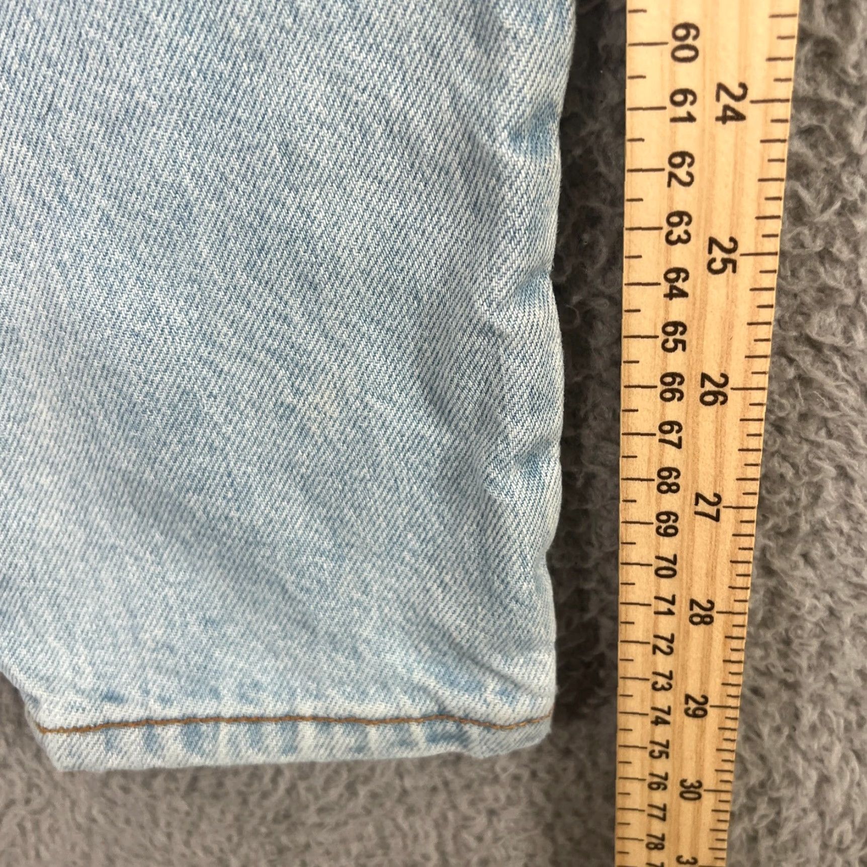 Vintage VINTAGE Bongo Jeans Womens Size 7 Light Wash High Rise Straight Fit Made in USA Size 28" / US 6 / IT 42 - 4 Thumbnail