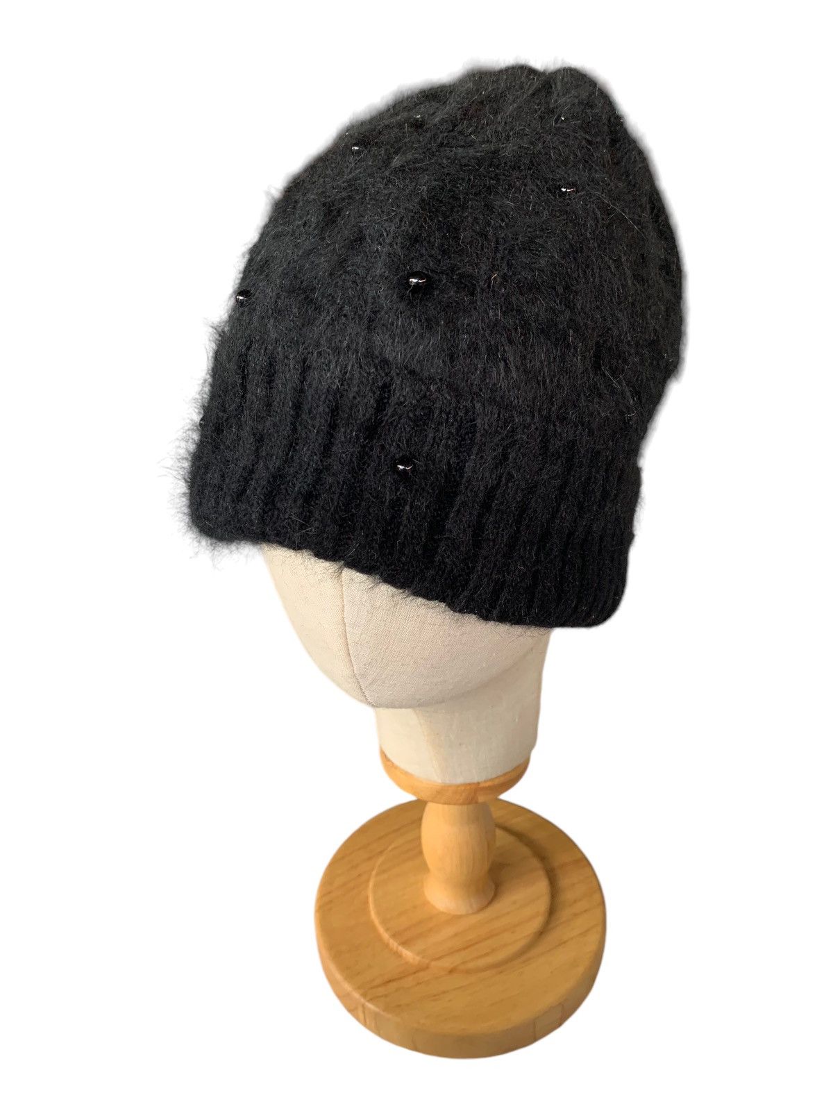 Japanese Brand × Kapital × Vintage Punk Bondage Style Fur Wool Rare Design Beanie Hats☠️🏴‍☠️ Size ONE SIZE - 3 Thumbnail
