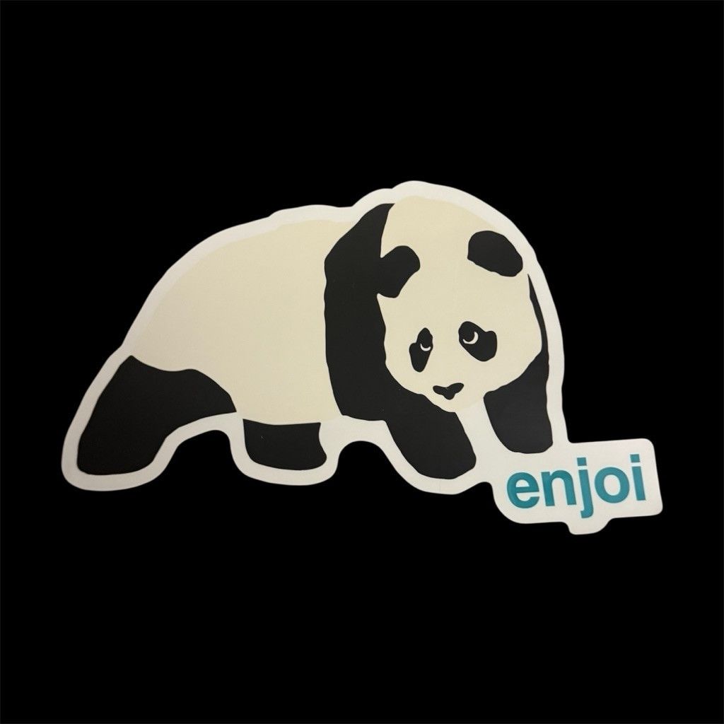 Enjoi Vintage Enjoi Skateboards Panda Big Decal Sticker Vinyl 12X8 Size ONE SIZE - 1 Thumbnail