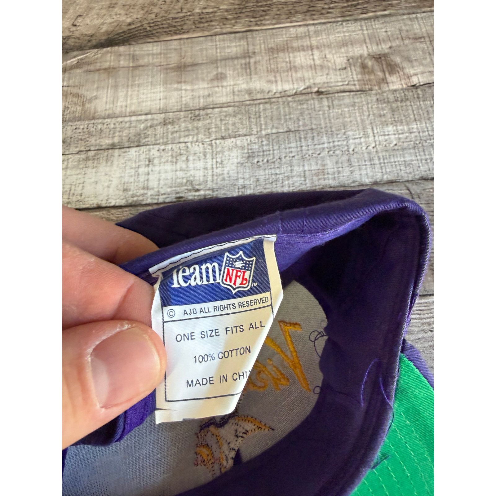 NFL Vintage Minnesota Vikings Snapback Hat - New with Tags Size ONE SIZE - 8 Thumbnail