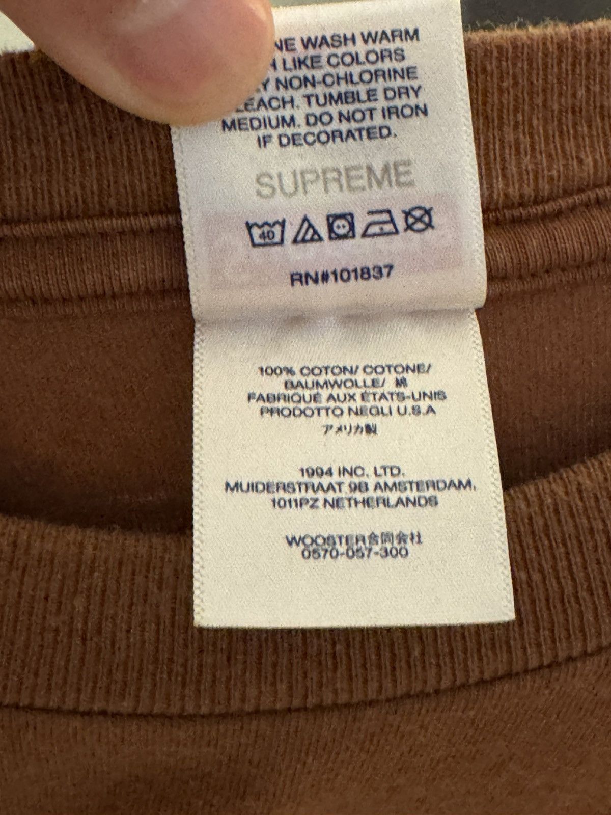 Supreme Supreme Arc Tee Size US XL / EU 56 / 4 - 4 Thumbnail