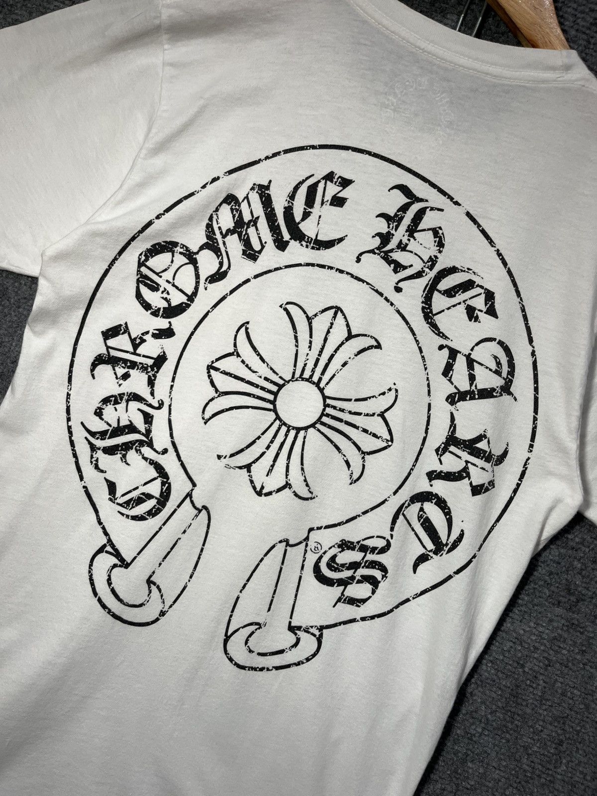Chrome Hearts CHROME HEARTS BIG HORSESHOE POCKET TEE Size US S / EU 44-46 / 1 - 3 Thumbnail