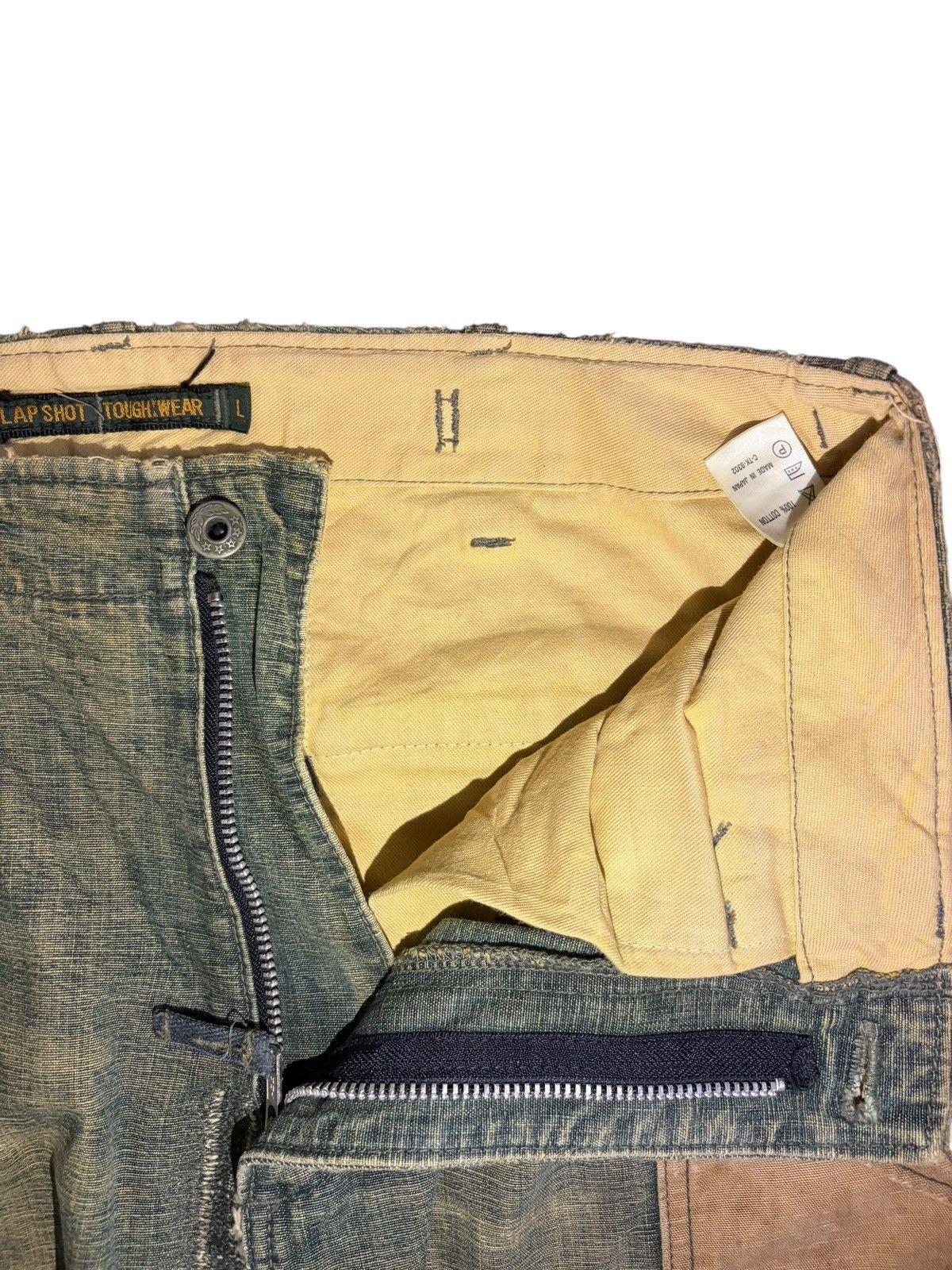 Junya Watanabe Vintage Japanese Brand Mud Wash Cargo Distress Baggy Jeans Size US 32 / EU 48 - 5 Thumbnail