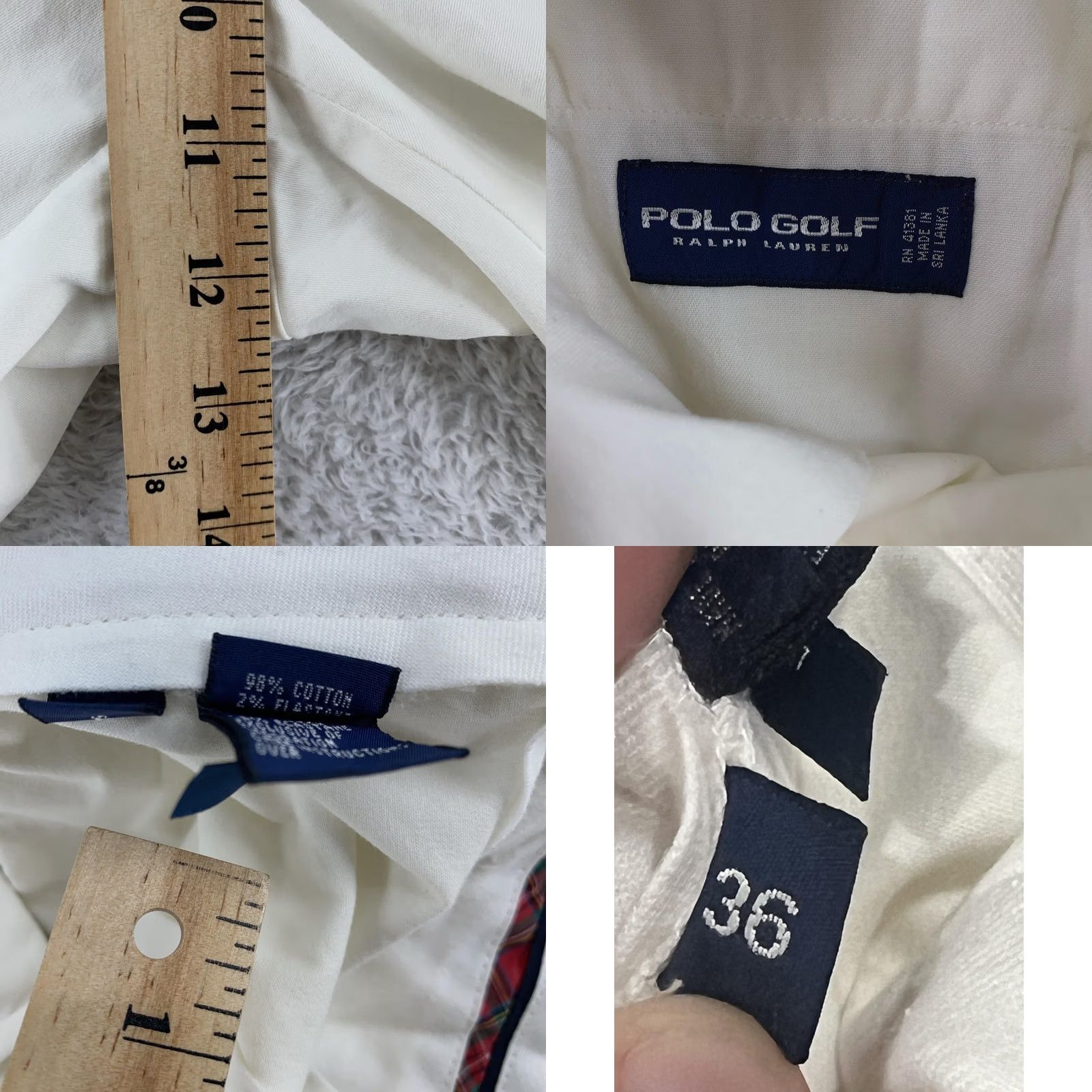 Polo Ralph Lauren Polo Ralph Lauren White Chino Shorts Mens 36 Classic Flat Front Size US M / EU 48-50 / 2 - 8 Thumbnail