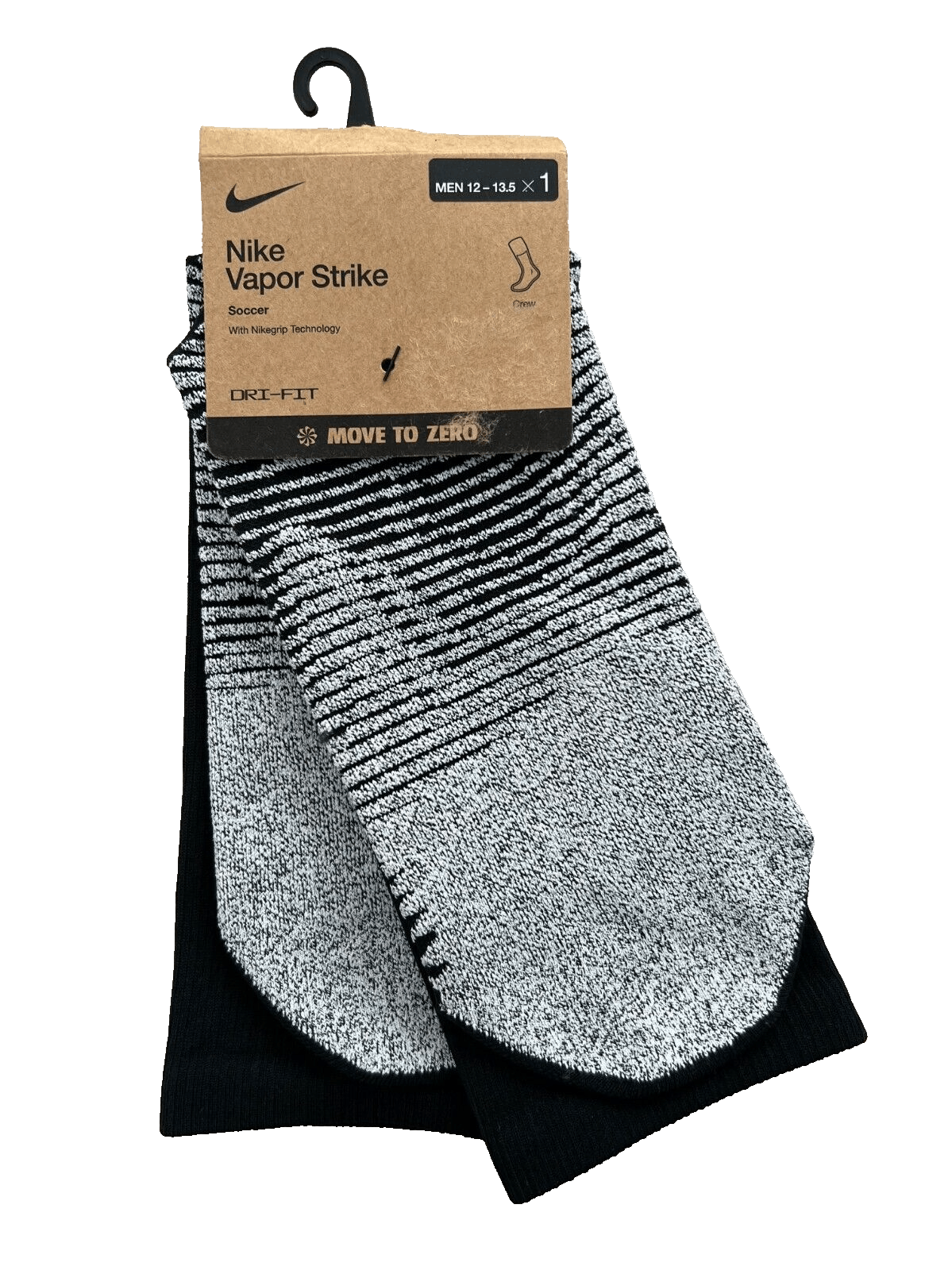 Nike Nike DH6613 NikeGrip Vapor Strike Soccer Crew Socks 12-13.5 Size ONE SIZE - 3 Thumbnail