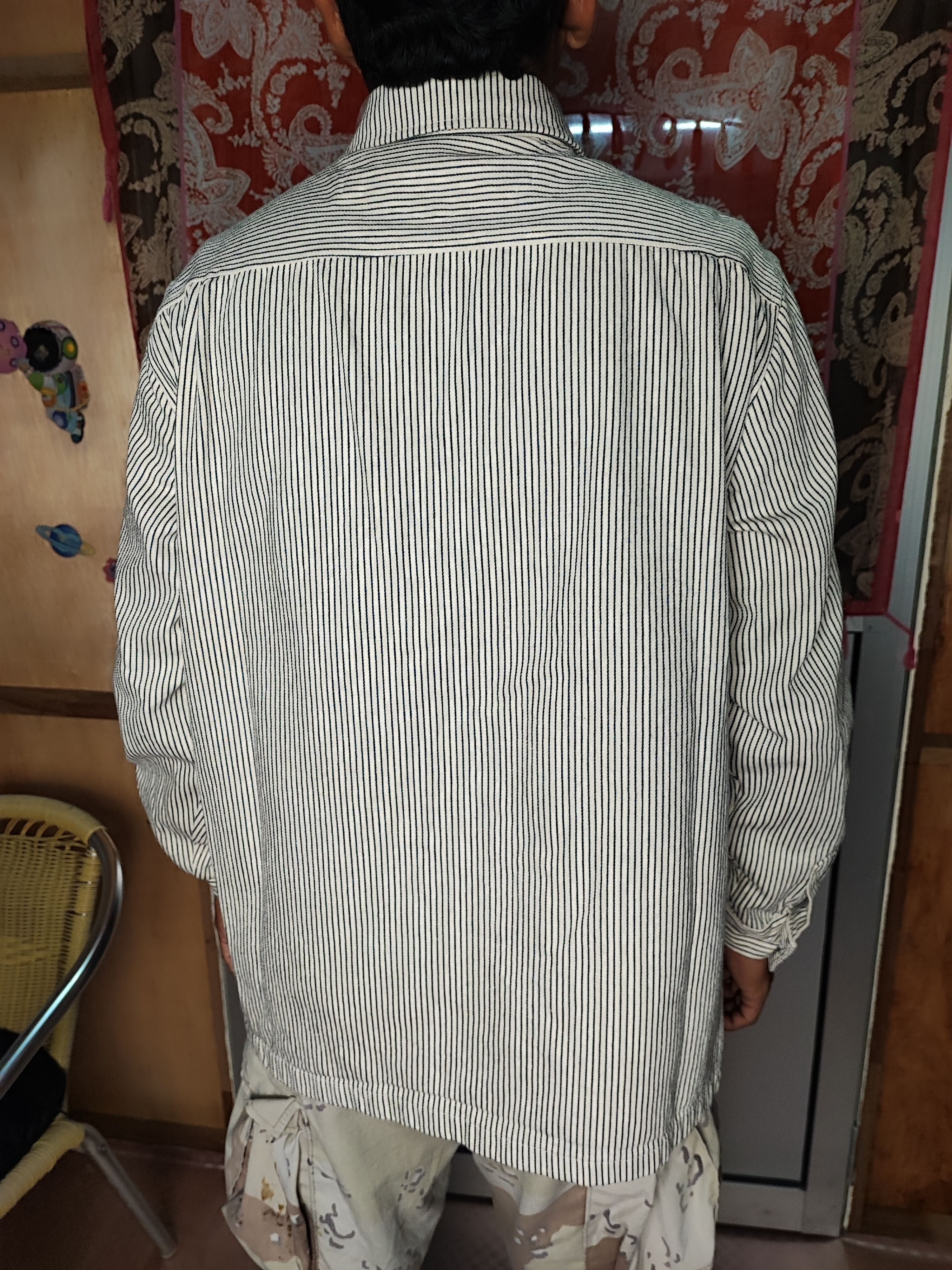 Blue Blue Japan Herringbone Wabash Baggy Denim Jacket Hickory Style Size US L / EU 52-54 / 3 - 4 Thumbnail