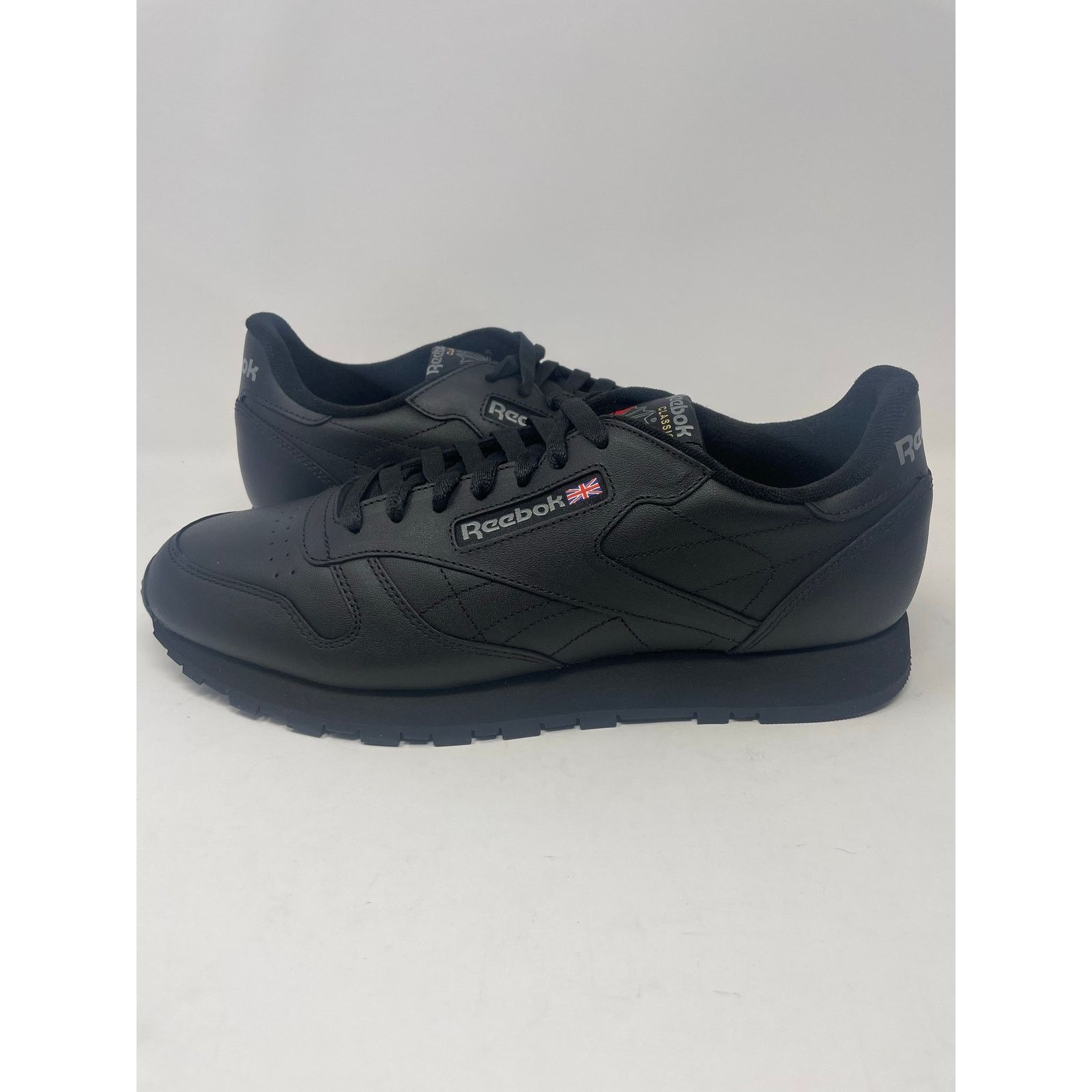 Reebok Reebok Classic Leather Black Shoes Mens Size 10.5 Brand New Size US 10.5 / EU 43-44 - 3 Thumbnail