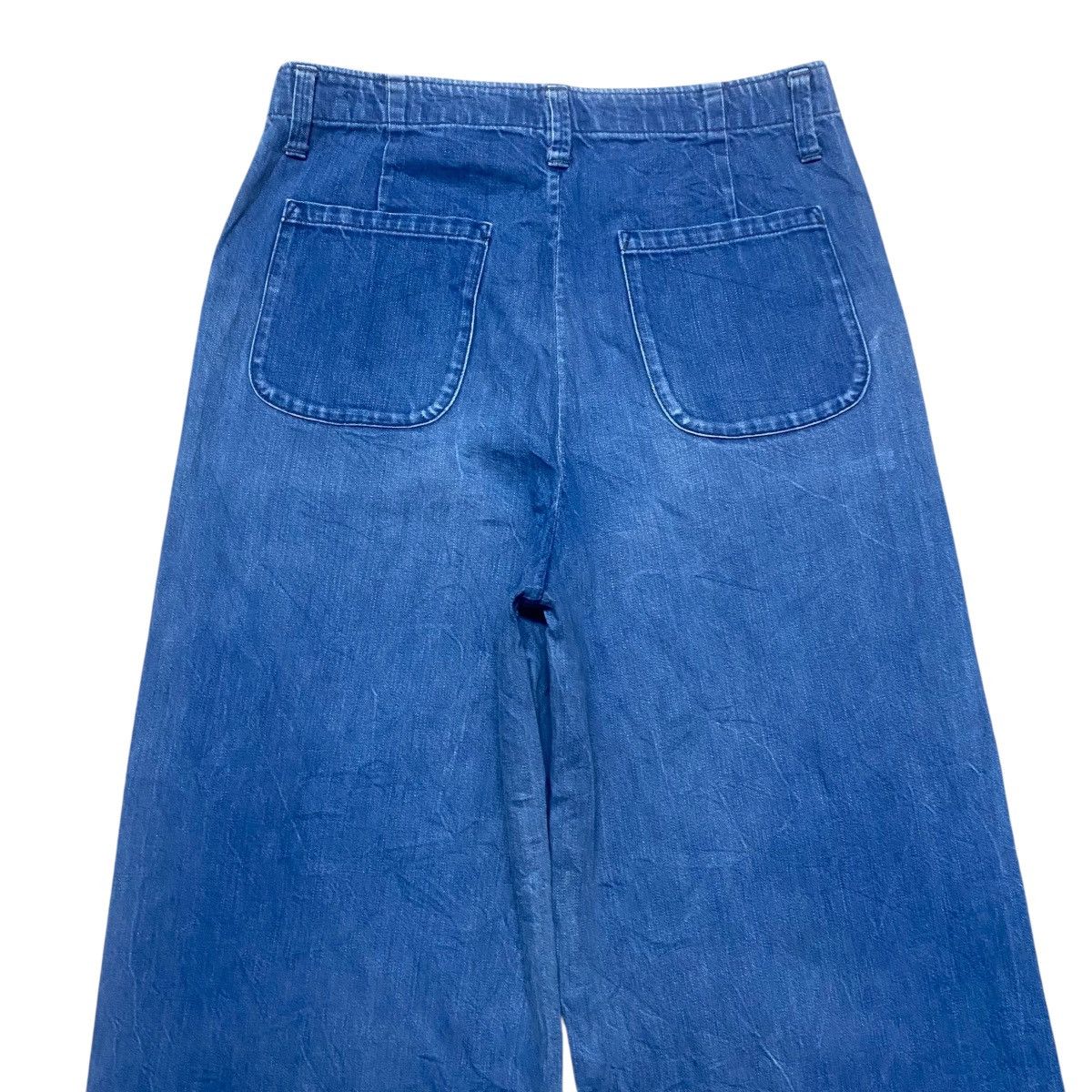 45rpm 45rpm Denim Wide Leg Fatigue Pants Size US 30 / EU 46 - 9 Thumbnail