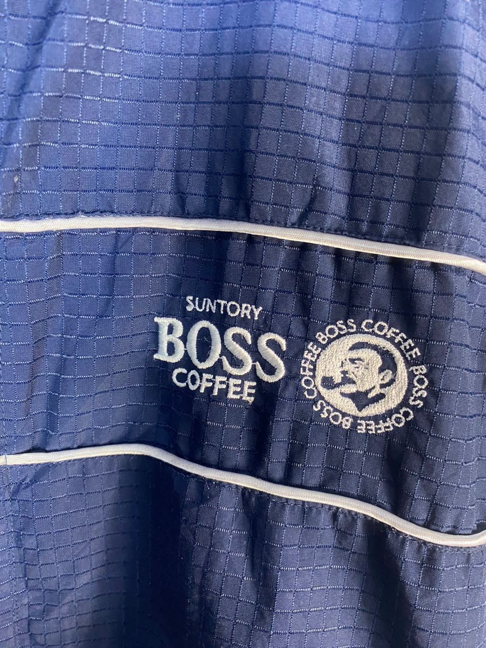 Japanese Brand Suntory coffee bos spellout zipper jacket Size US L / EU 52-54 / 3 - 4 Thumbnail