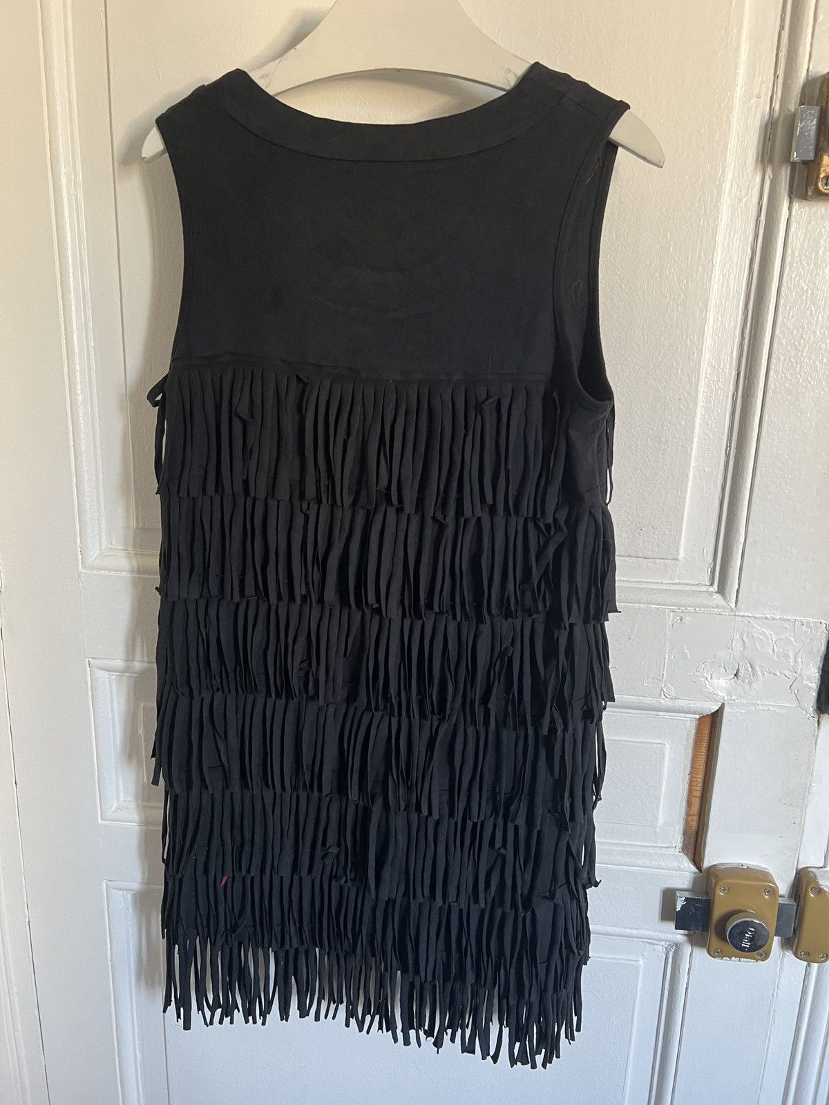 Japanese Brand × Vintage Y2K Black Dress Goth Hippie Opium blouse 2000s raf rick cdg Size L / US 10 / IT 46 - 3 Thumbnail