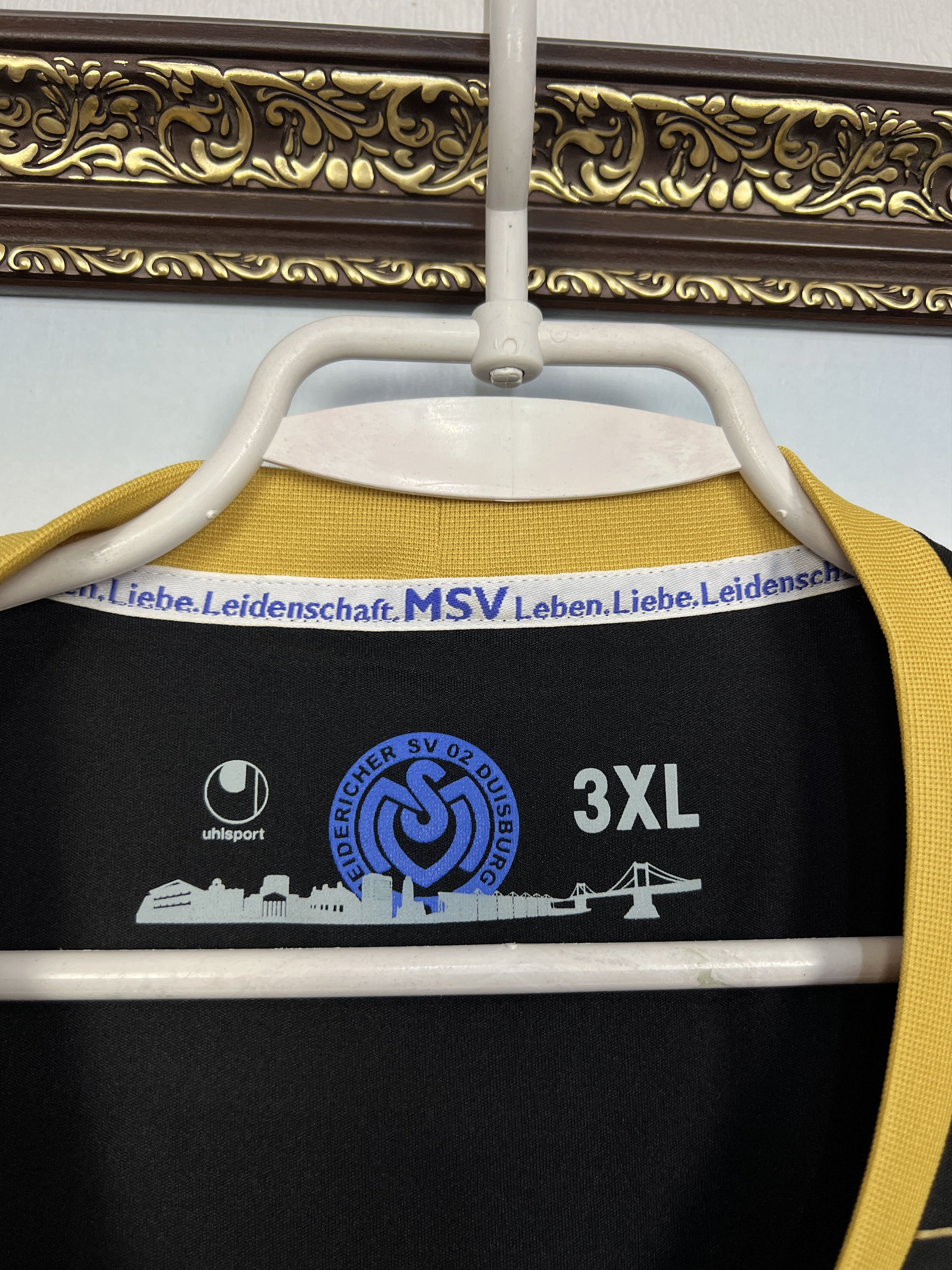 Vintage MSV Duisburg Away football shirt Soccer Jersey Trikot Sz 3XL Size US XXL / EU 58 / 5 - 6 Thumbnail