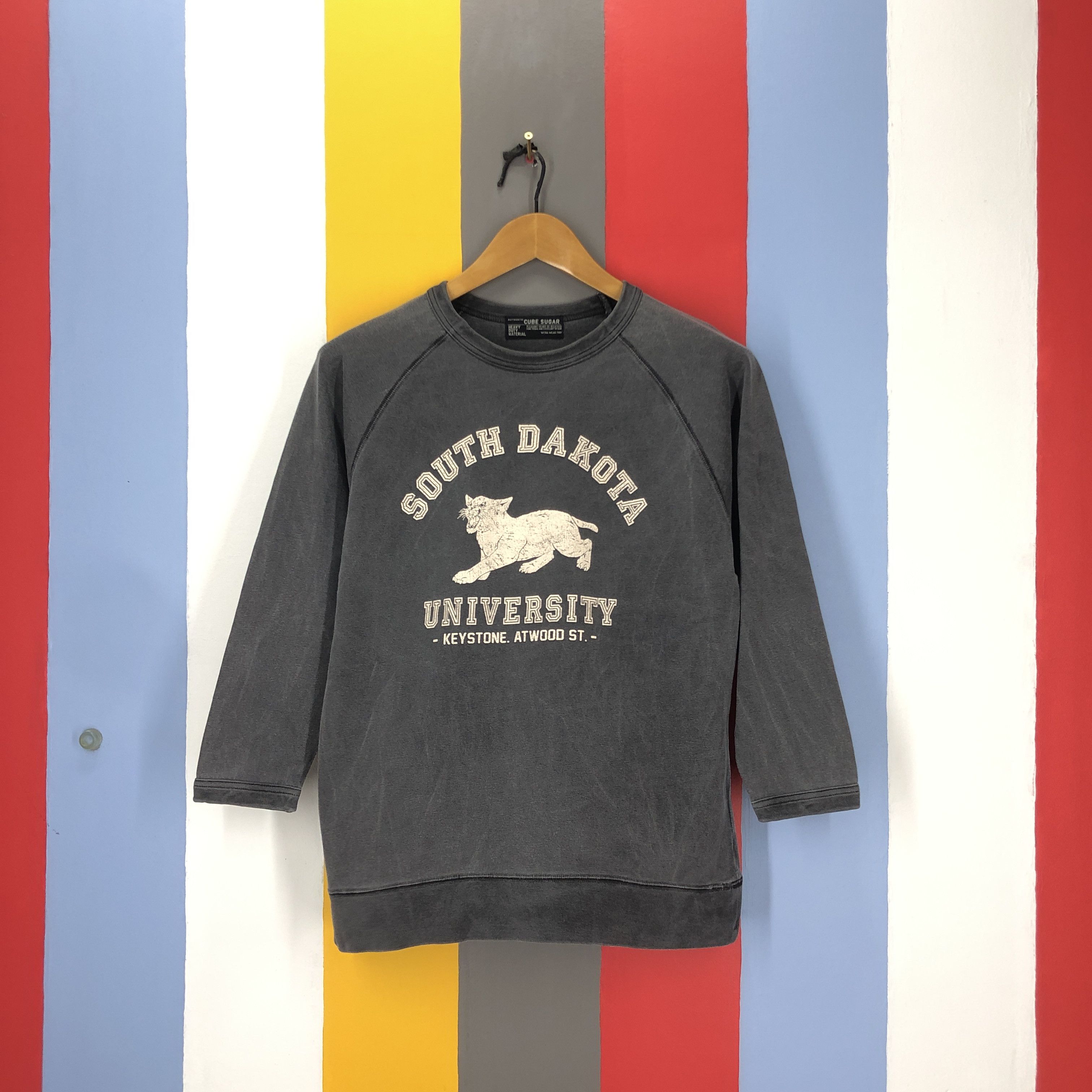 Japanese Brand SOUTH DAKOTA UNIVERSITY by CUBE SUGAR Sweatshirt #1613/02 Size US S / EU 44-46 / 1 - 1 Thumbnail