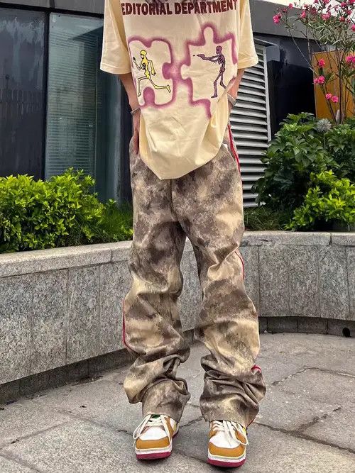 Japanese Brand Atsuko x Inoue Camouflage High Street Vintage Casual Jeans Size US 33 - 5 Thumbnail