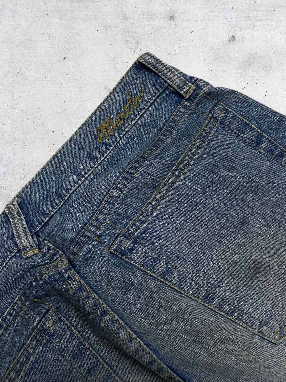 If Six Was Nine VINTAGE NANO UNIVERSE JAPAN DESIGNER MUDWASH RIPPED DENIM Size US 32 / EU 48 - 15 Thumbnail