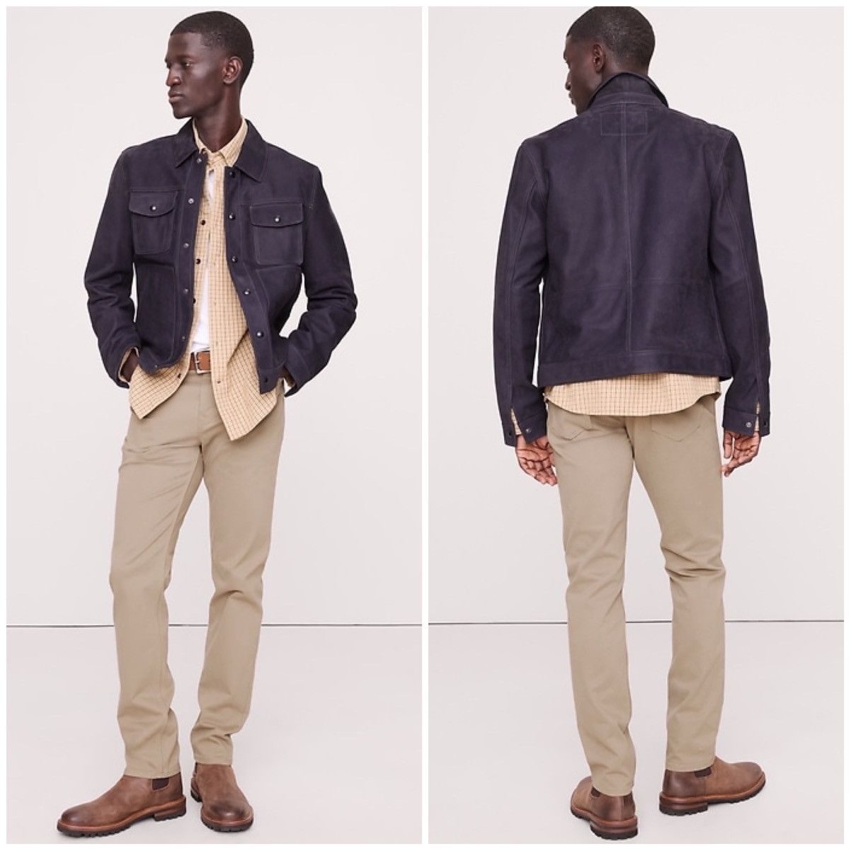 Banana Republic Banana Republic Slim Twill Traveler Pants in Khaki Size US 30 / EU 46 - 1 Thumbnail