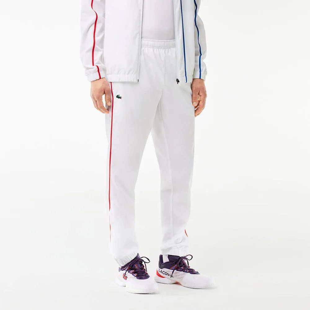 Lacoste o1s22i1n1124 Contrasting Stitching Sporty Tracksuit in White Size US M / EU 48-50 / 2 - 4 Thumbnail