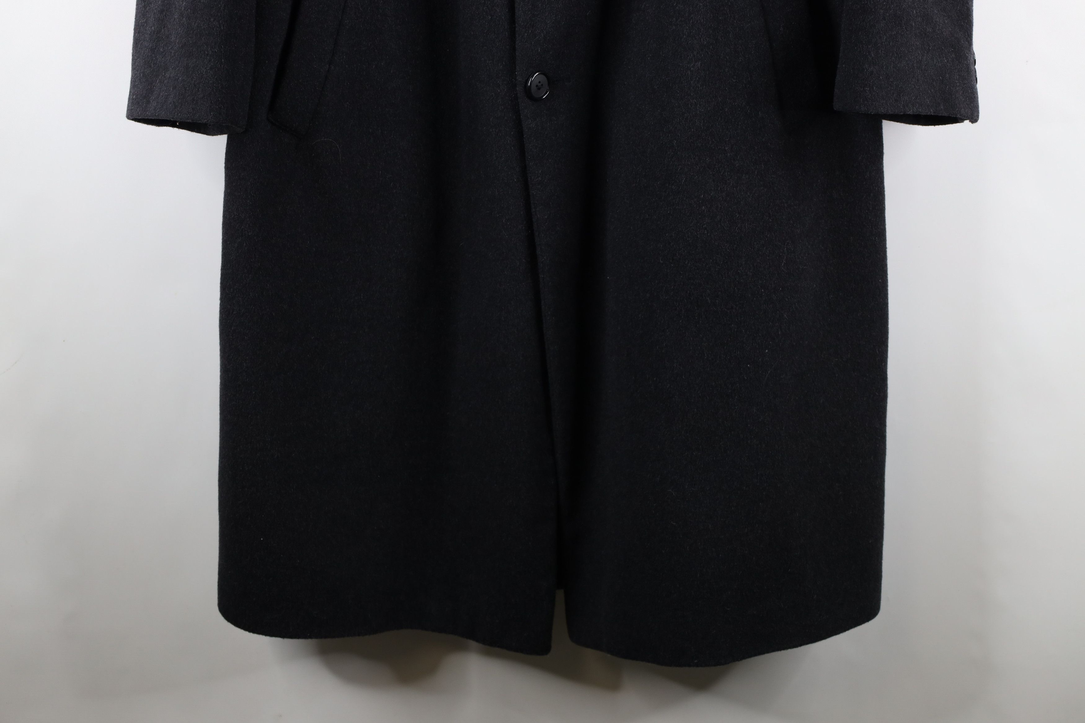 Ralph Lauren × Vintage Vintage 90s Ralph Lauren Overcoat Jacket Charcoal Gray Size US XXL / EU 58 / 5 - 4 Thumbnail