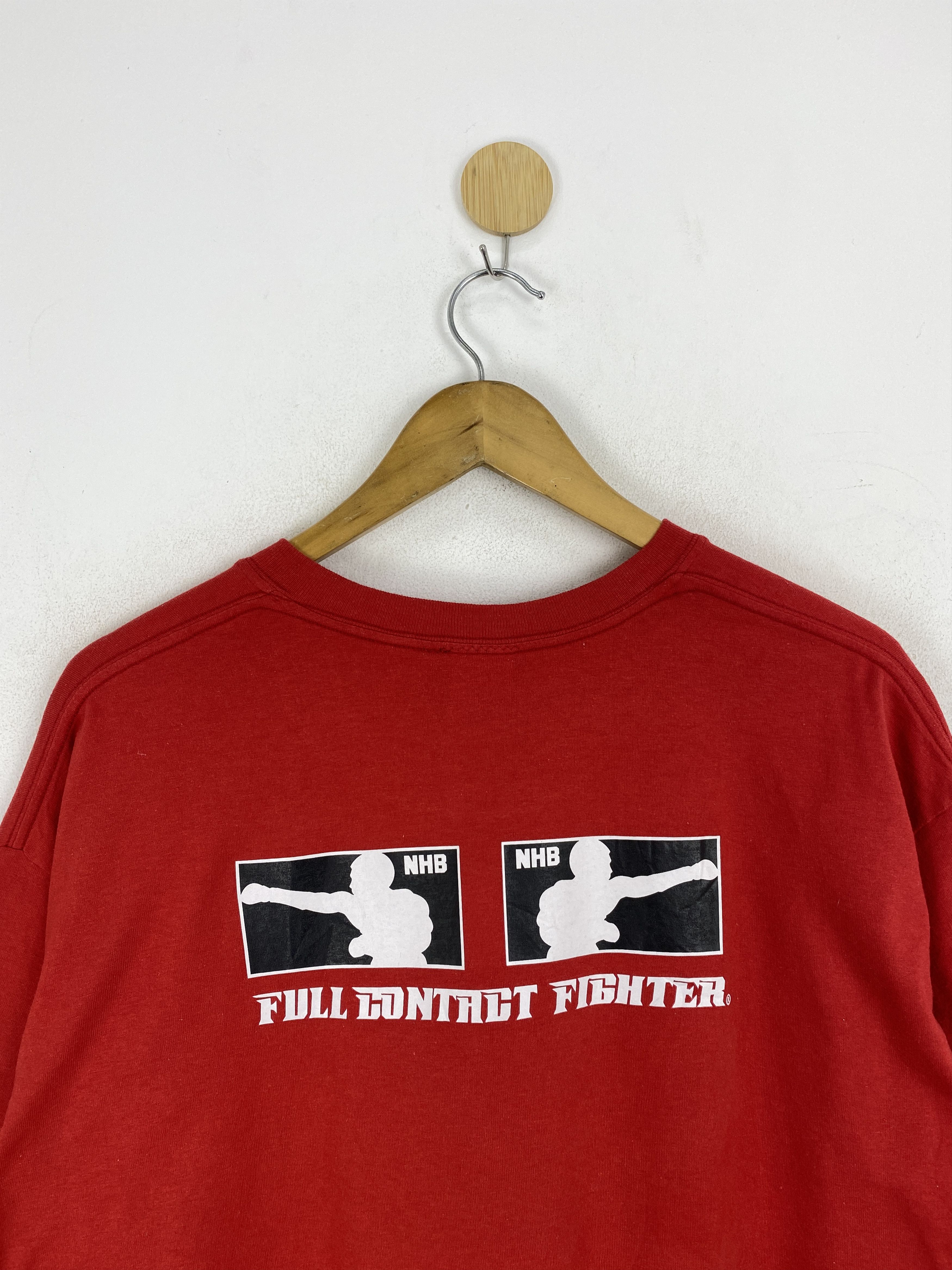 Vintage Vintage Full Contact Fighter NHB Printed Tee TA0667 Size US XL / EU 56 / 4 - 4 Thumbnail