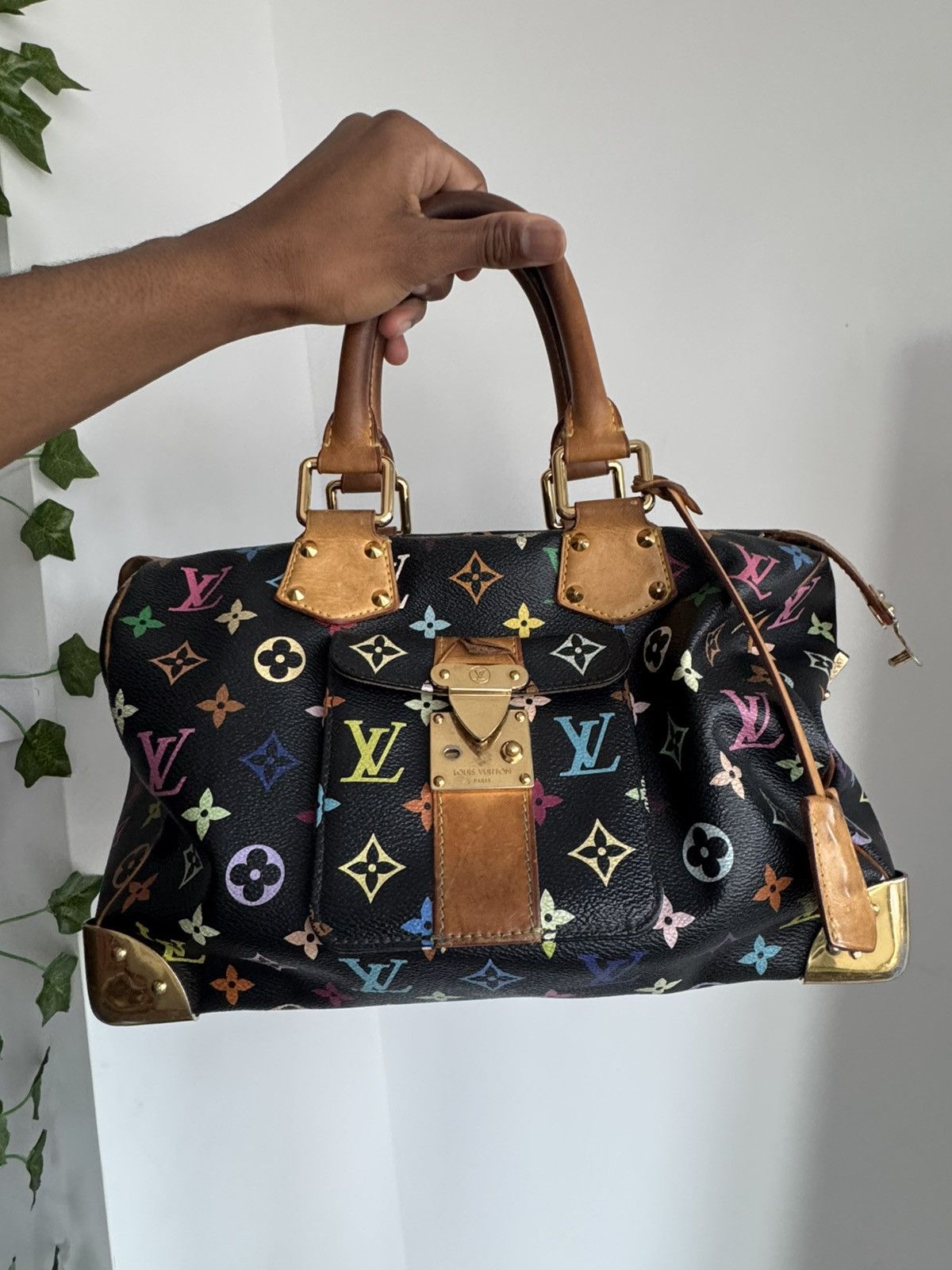 Louis Vuitton × Takashi Murakami Louis Vuitton x Murakami Vintage Leather Speedy Bag Size ONE SIZE - 1 Thumbnail