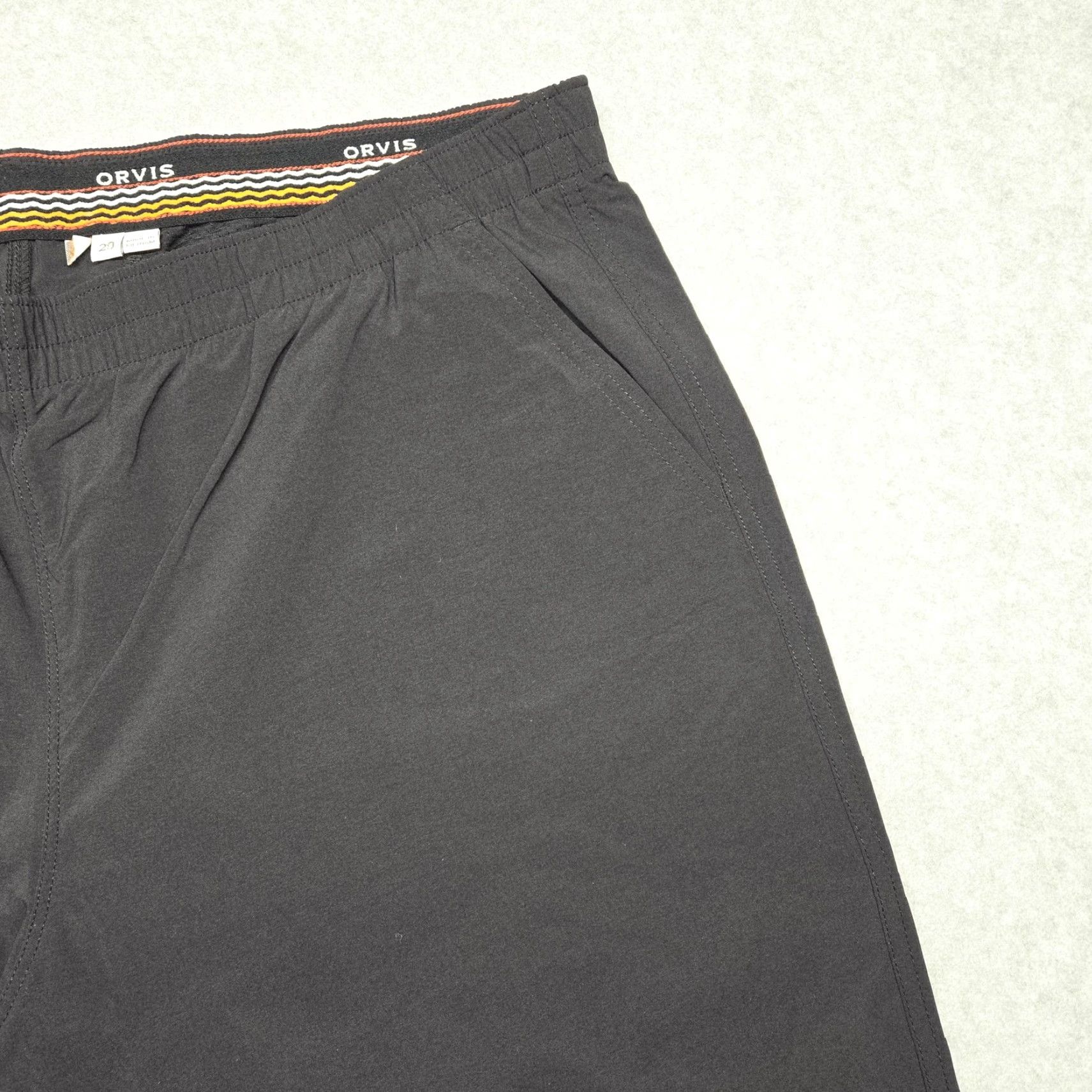 Orvis Orvis Pants Womens 20 Black Jogger Elastic Waist Pockets Tapered Hiking Fishing Size 42" / US 20 - 3 Thumbnail