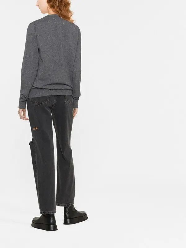 Maison Margiela o1y0625 Cardigan in Dark Gray Size M / US 6-8 / IT 42-44 - 3 Thumbnail