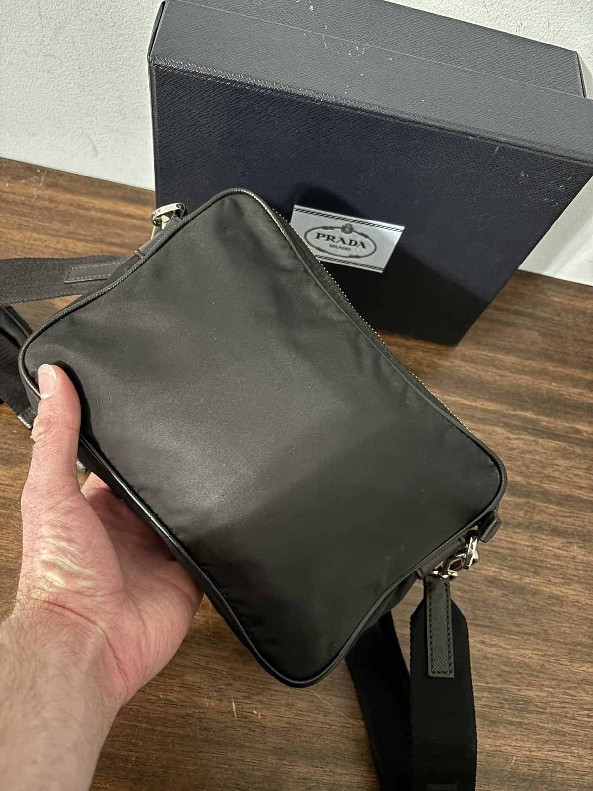 Prada Prada Re Nylon Pouch Crossbody Bag Size ONE SIZE - 14 Thumbnail