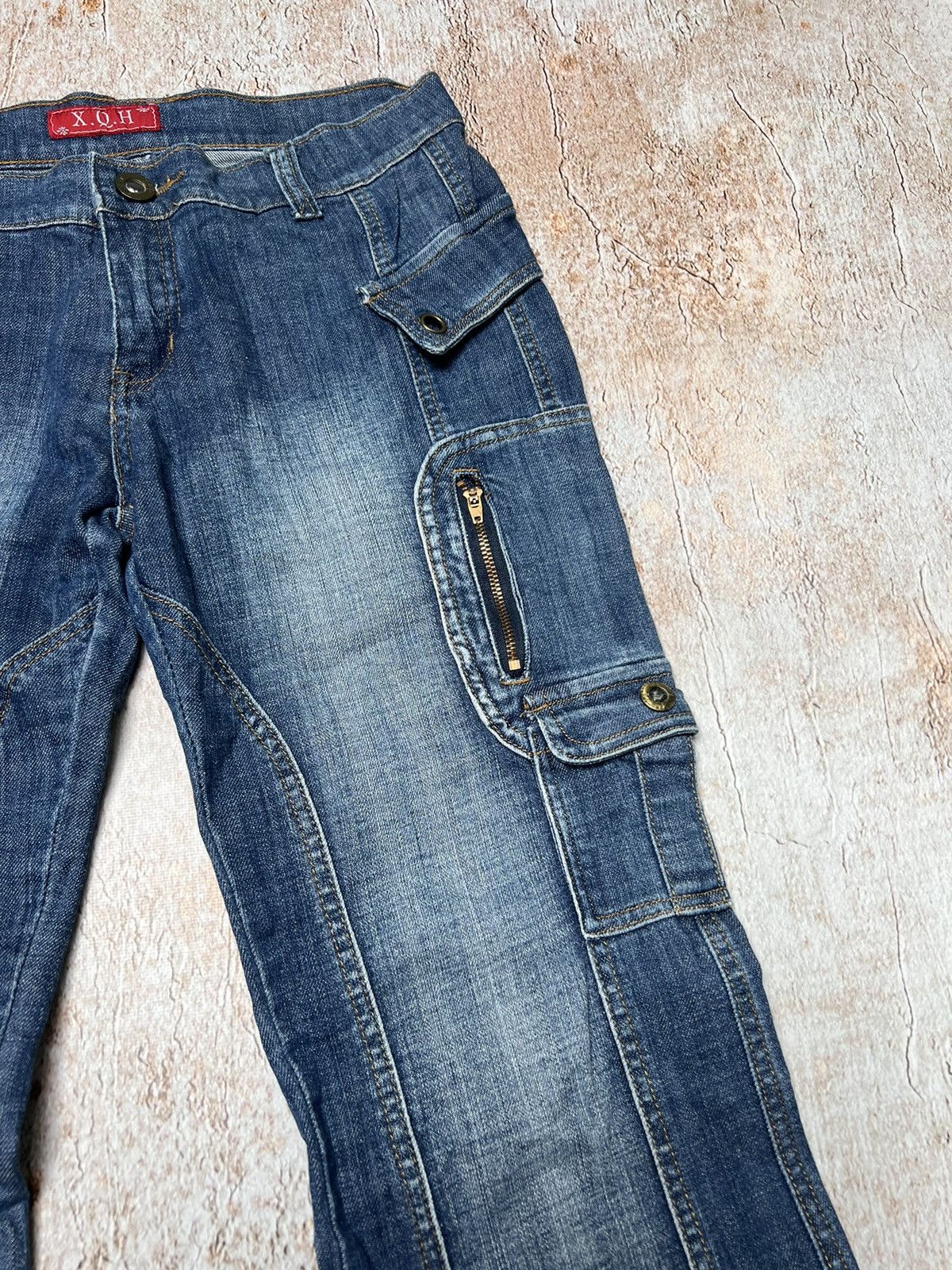 Vintage Vintage washed cargo jeans Size 28" / US 6 / IT 42 - 4 Thumbnail