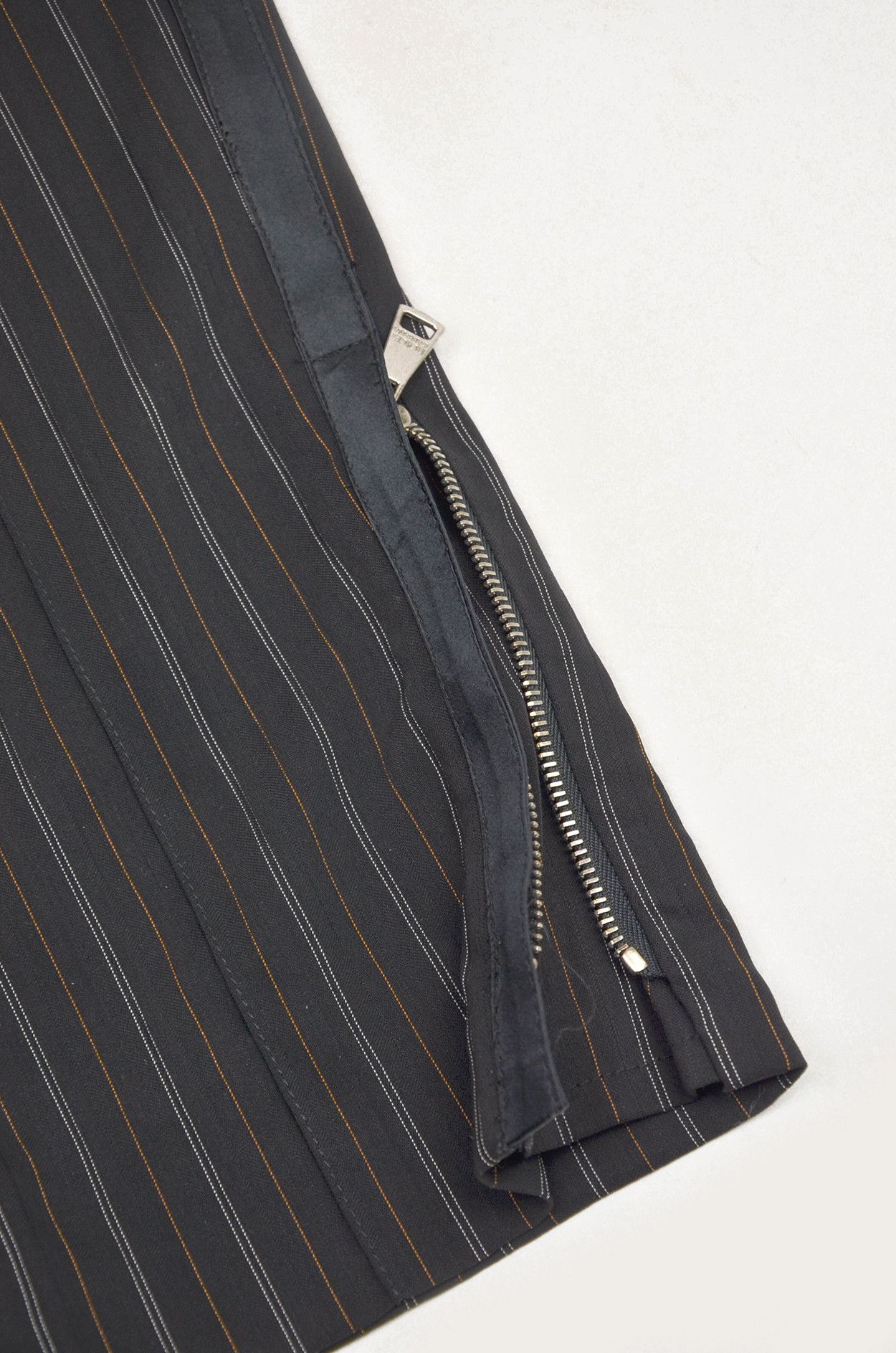 Dolce & Gabbana Dolce & Gabbana Pinstripe Wool Pants Black - Size 38 Size 26" / US 2 / IT 38 - 10 Thumbnail