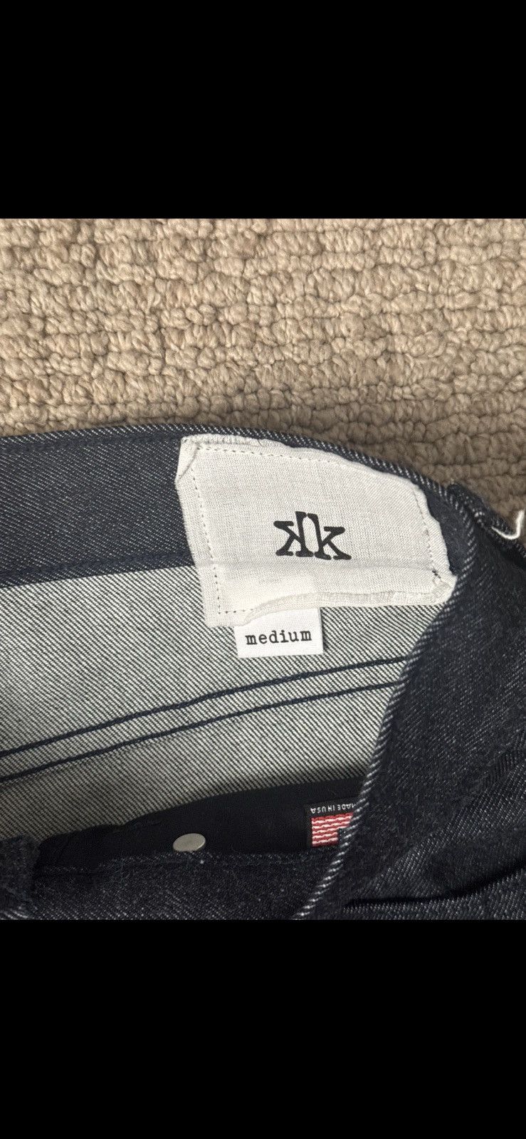 K-Two Studios Indigo ktwo 14.5oz loose fits denim Size US 32 / EU 48 - 3 Thumbnail