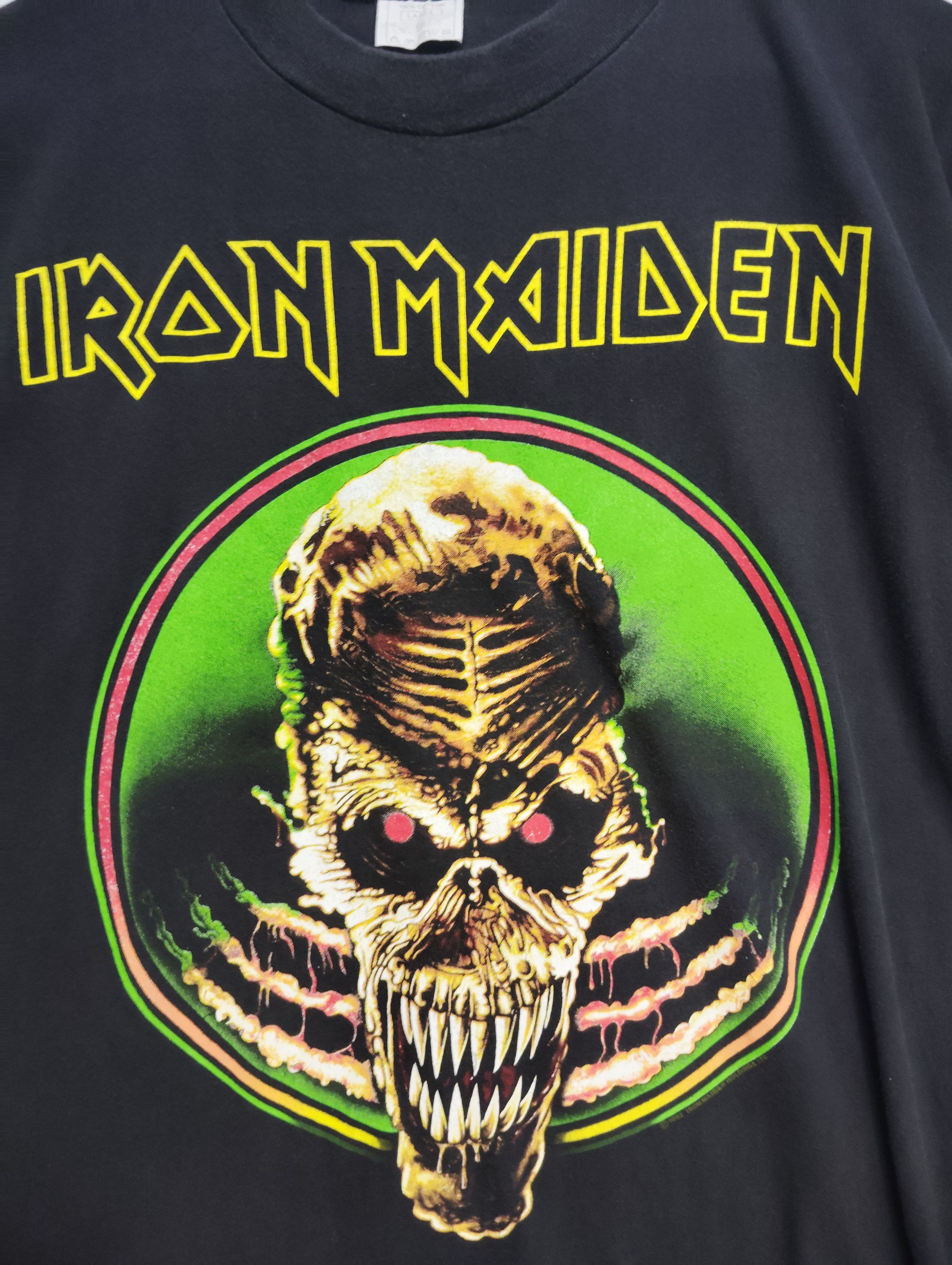 Band Tees × Iron Maiden × Vintage Vintage Iron Maiden ; Fear Of The Dark Tour 92 Size US XL / EU 56 / 4 - 3 Thumbnail