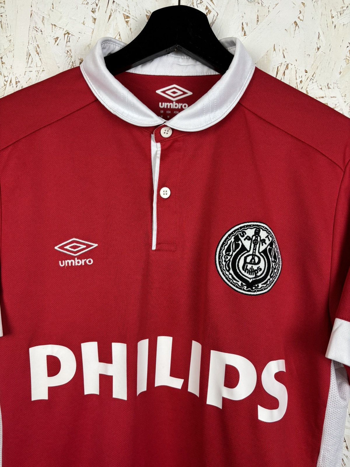 Umbro PSV Eindhoven Umbro Heritage 2016 Fourth Soccer Jersey M Red Size US M / EU 48-50 / 2 - 2 Thumbnail