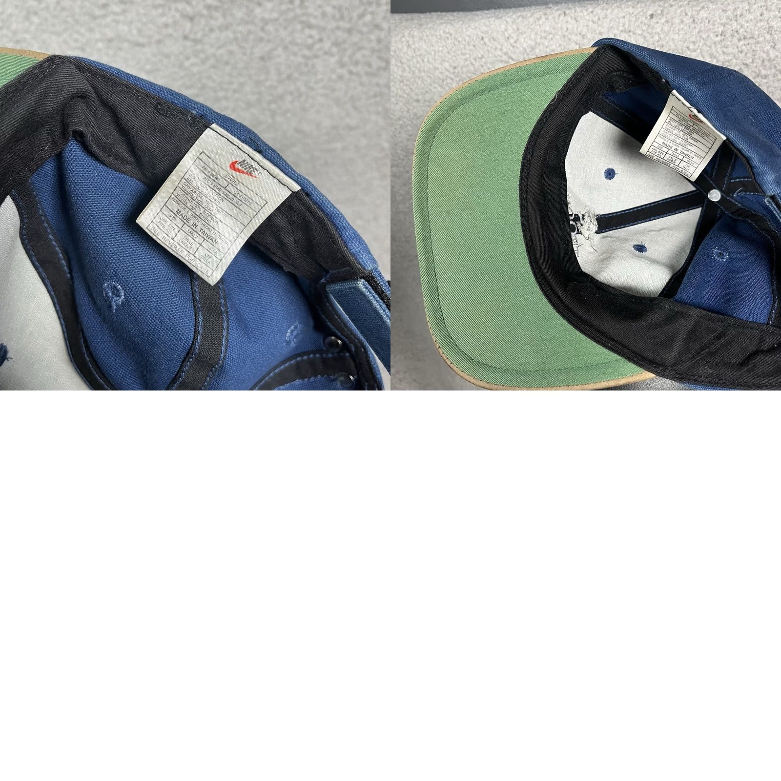Nike VINTAGE Nike Golf Hat Cap Strapback Blue Adjustable Troon North Club 90s Logo Mens Cap Size ONE SIZE - 9 Thumbnail