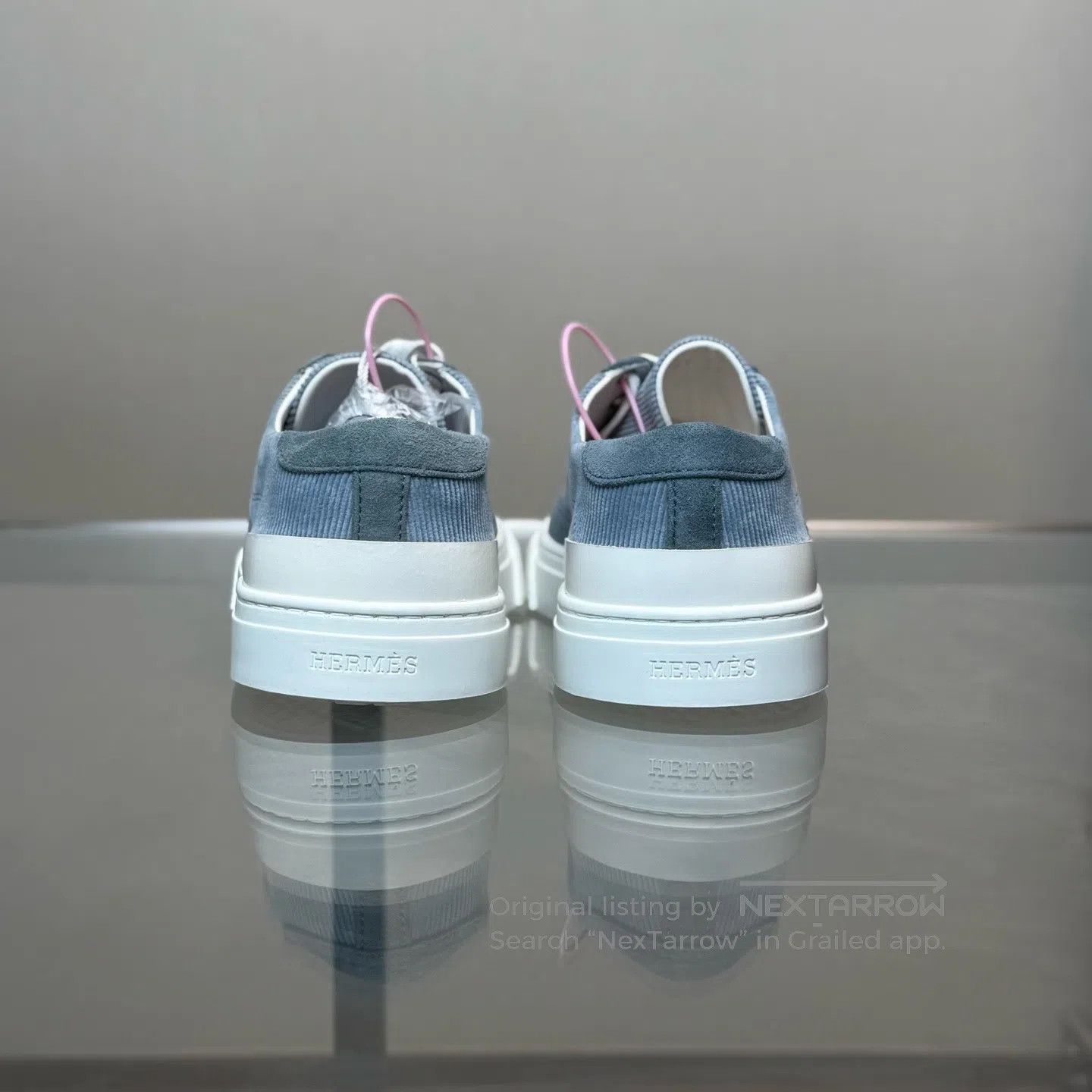 Hermes Hermes Deep Blueboard Shoes with Smog-Resistant Leather Size US 6.5 / IT 36.5 - 4 Thumbnail