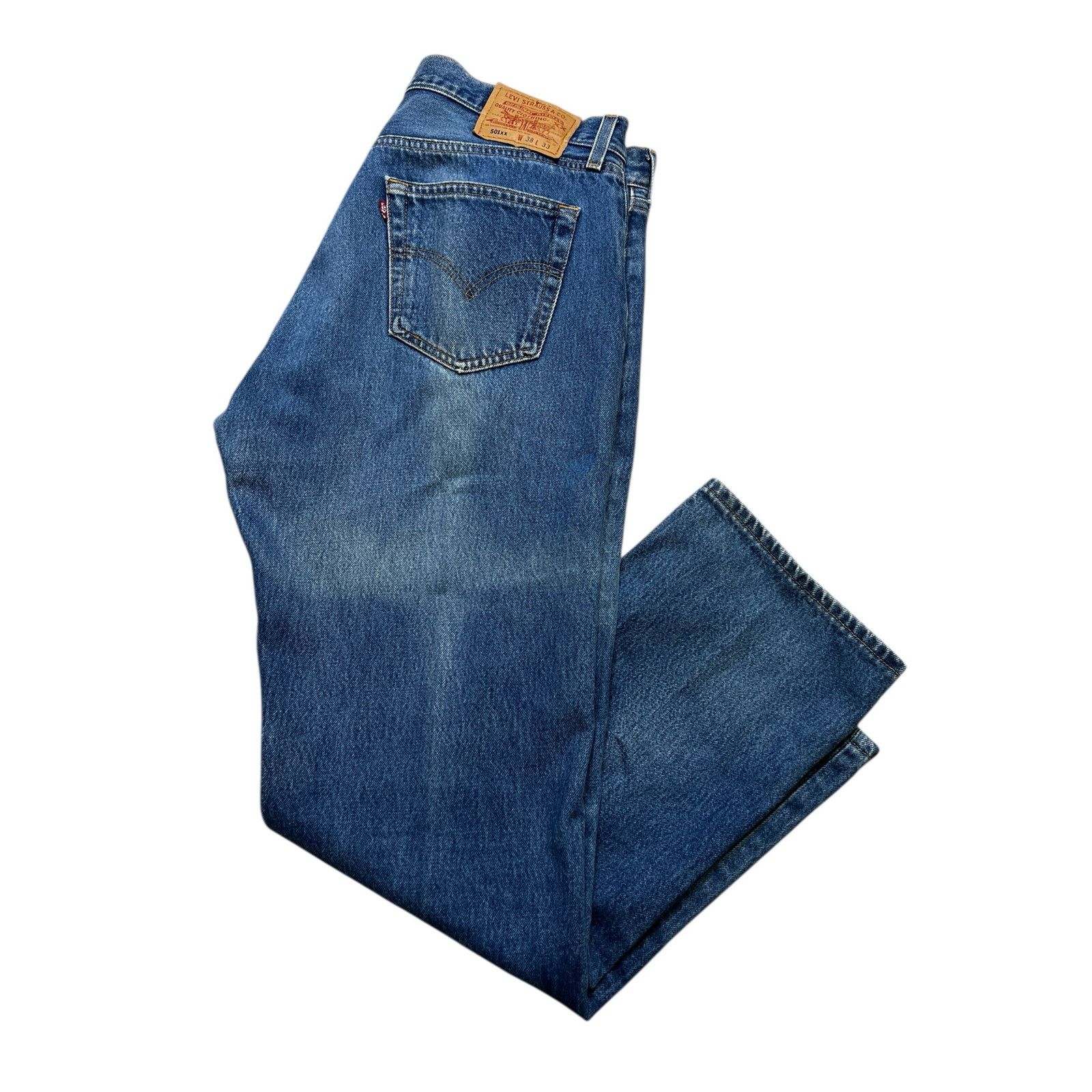 Levi's Vintage 90s Levi’s 501xx Made in USA 38x33 Actual 36x32 Size US 38 / EU 54 - 13 Thumbnail