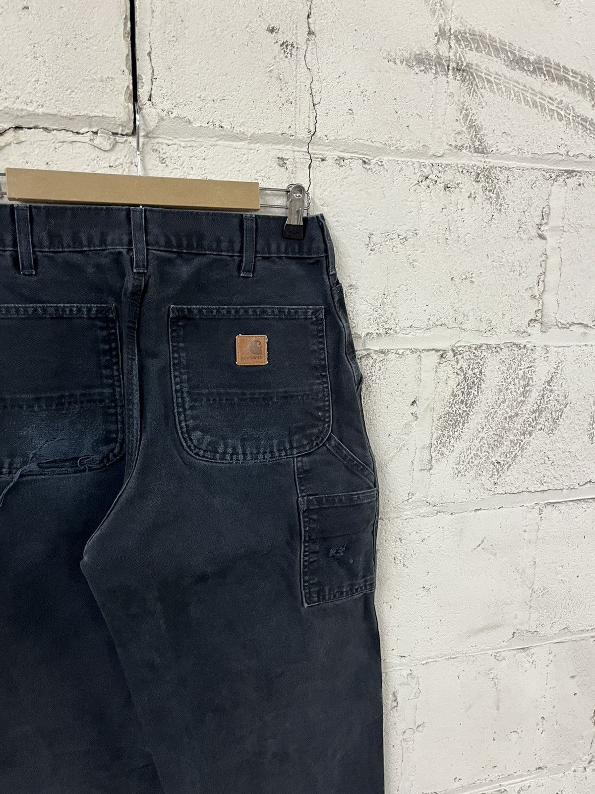 Carhartt Carhartt carpenter cargos perfectly distressed baggy skater Size US 30 / EU 46 - 4 Thumbnail