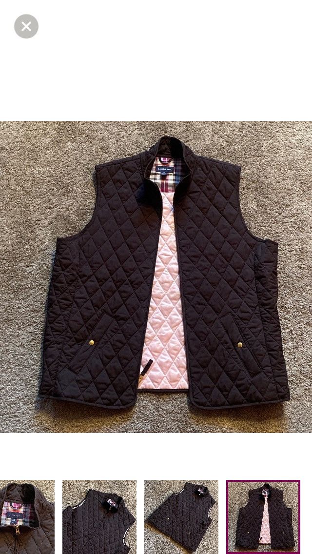 Lands' End Lands End Woman’s Brown Quilted Best 2X Size XXL / US 16-18 / IT 52-54 - 15 Thumbnail