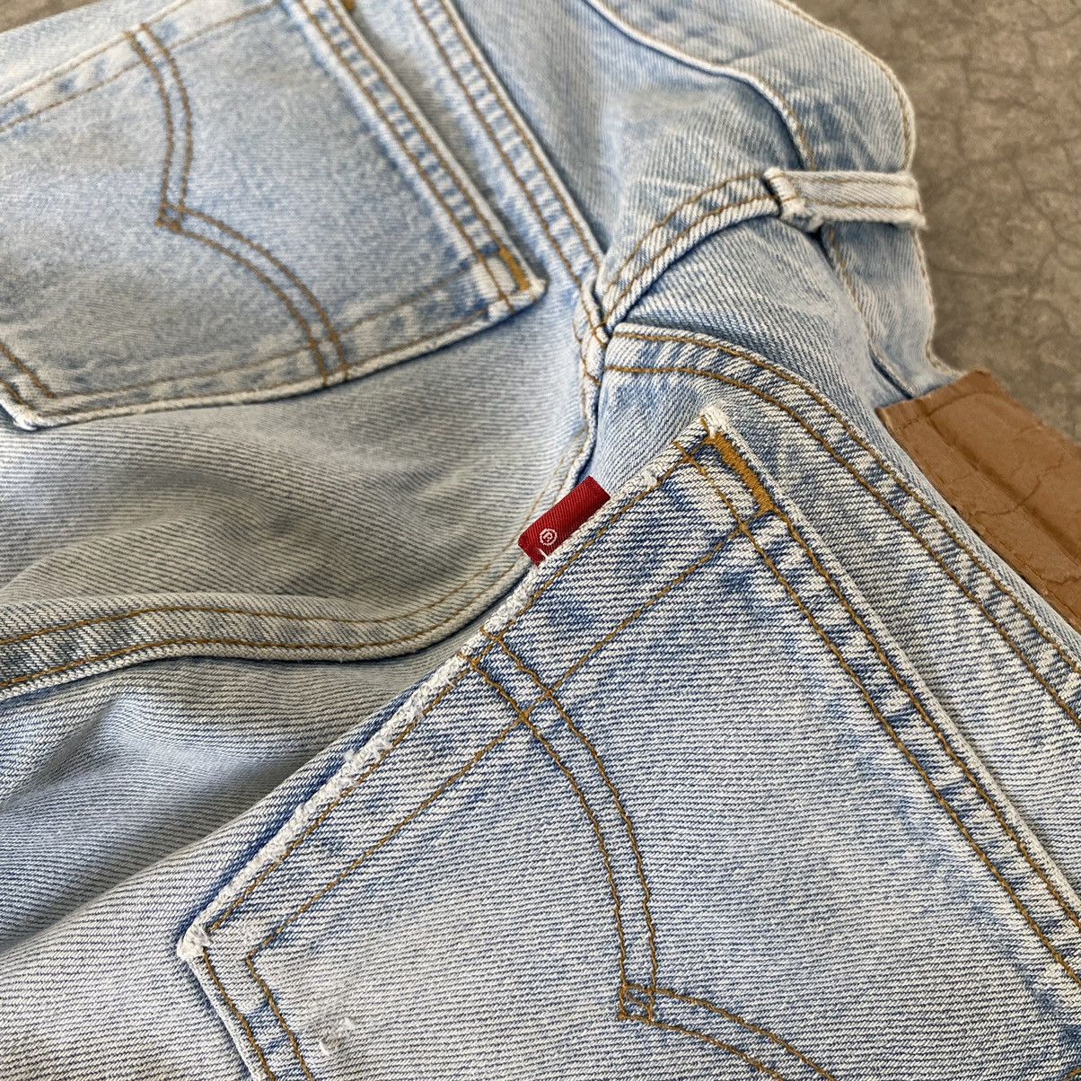 Levi's Vintage Late 80’s Levis 501 Faded Blue Jeans Size US 29 - 20 Thumbnail