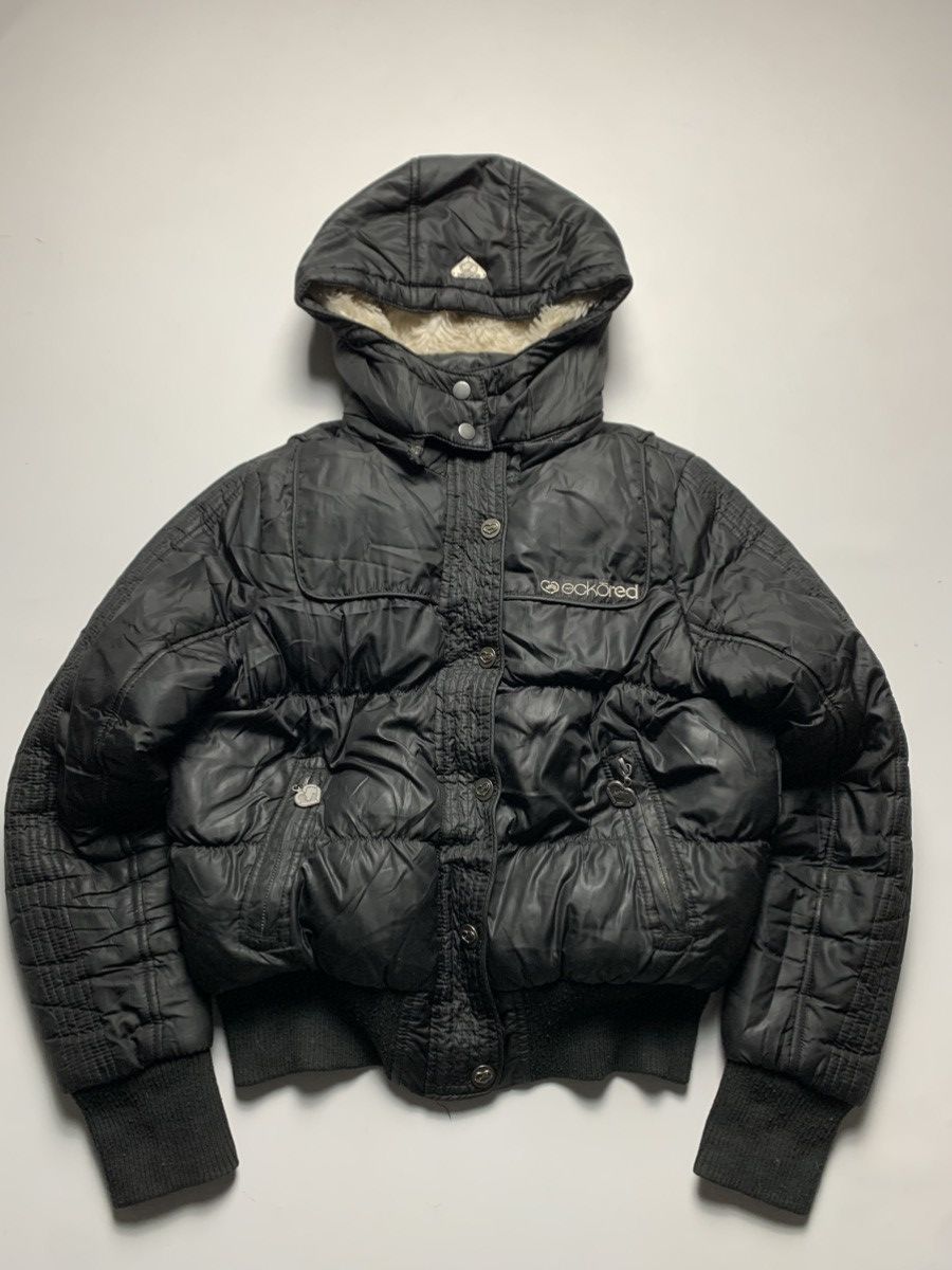 20471120 × If Six Was Nine 2000S ECKO RED VINTAGE FAUX FUR SKATE PUFFER BOMBER JACKET Size S / US 4 / IT 40 - 1 Thumbnail