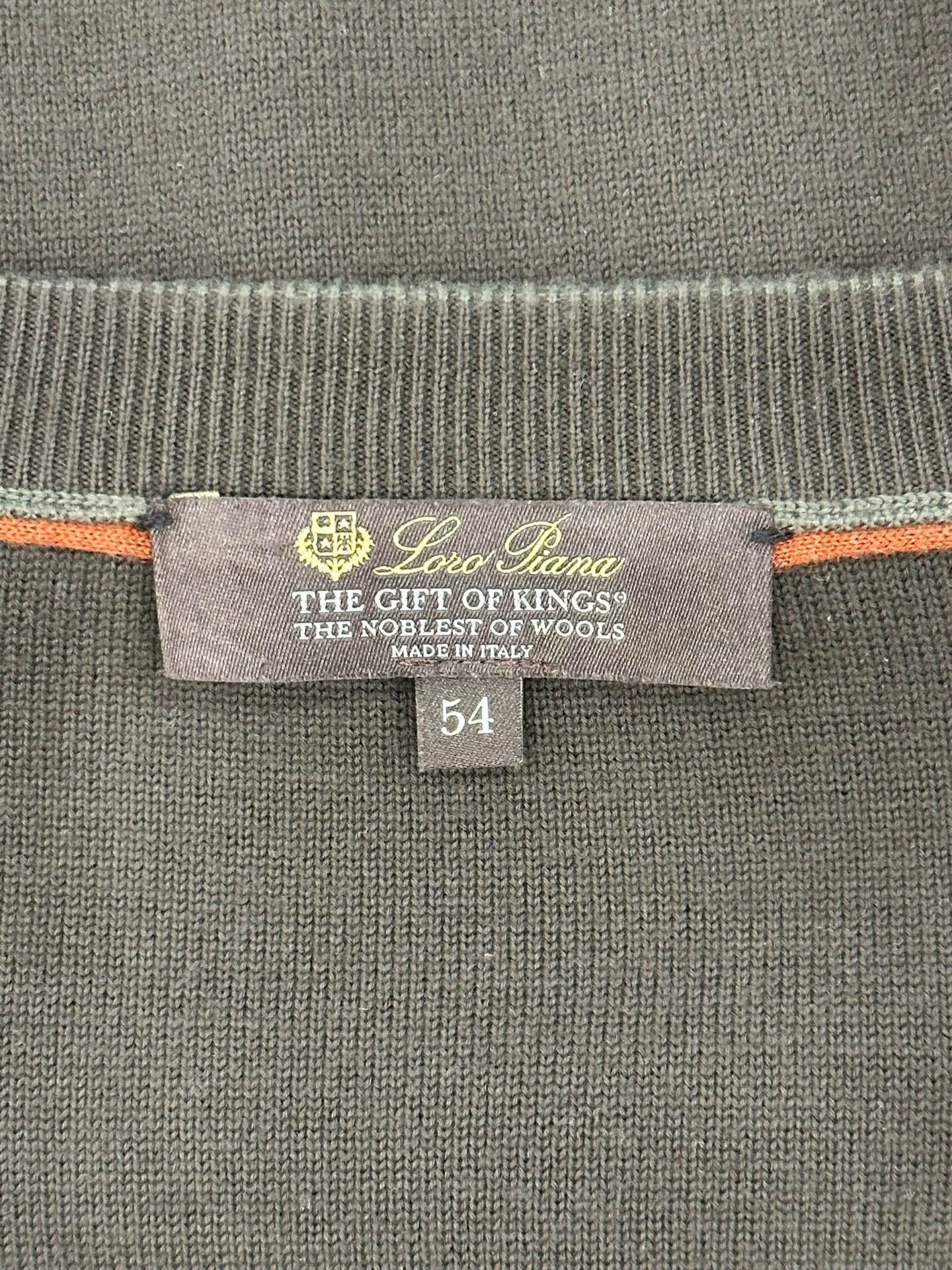 Loro Piana Loro Piana Gift of Kings Knit Sweater Green Sz54 Size US L / EU 52-54 / 3 - 4 Thumbnail