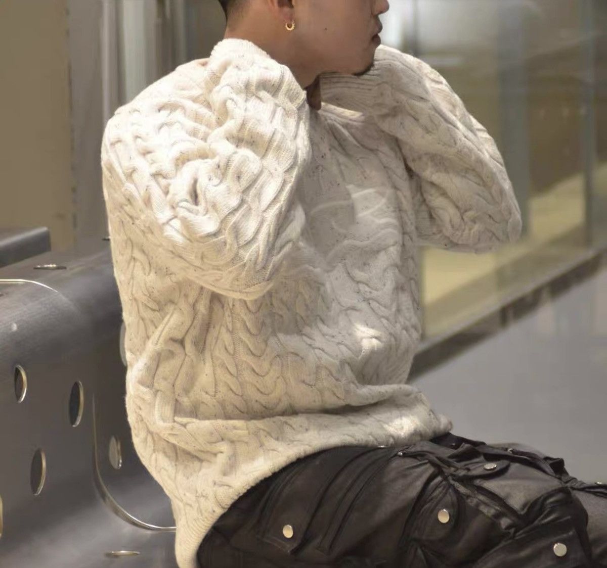 Billionaire Boys Club BBC ICECREAM Candy-Color Dog Cable Knit Sweater Size US L / EU 52-54 / 3 - 3 Thumbnail