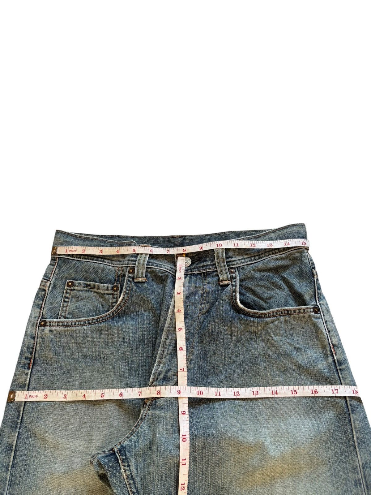 Edwin Exclusive Vintage Edwin Mud Wash Distressed Loose Baggy Jean Size US 30 / EU 46 - 12 Thumbnail