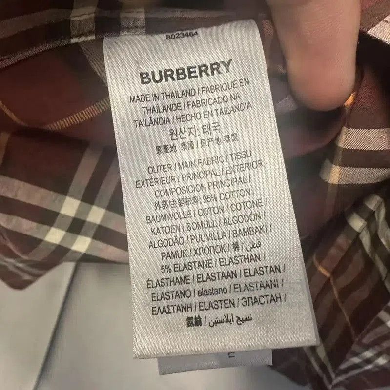 Other Burberry Red Cotton Women's Shirt. Size S / US 4 / IT 40 - 4 Thumbnail