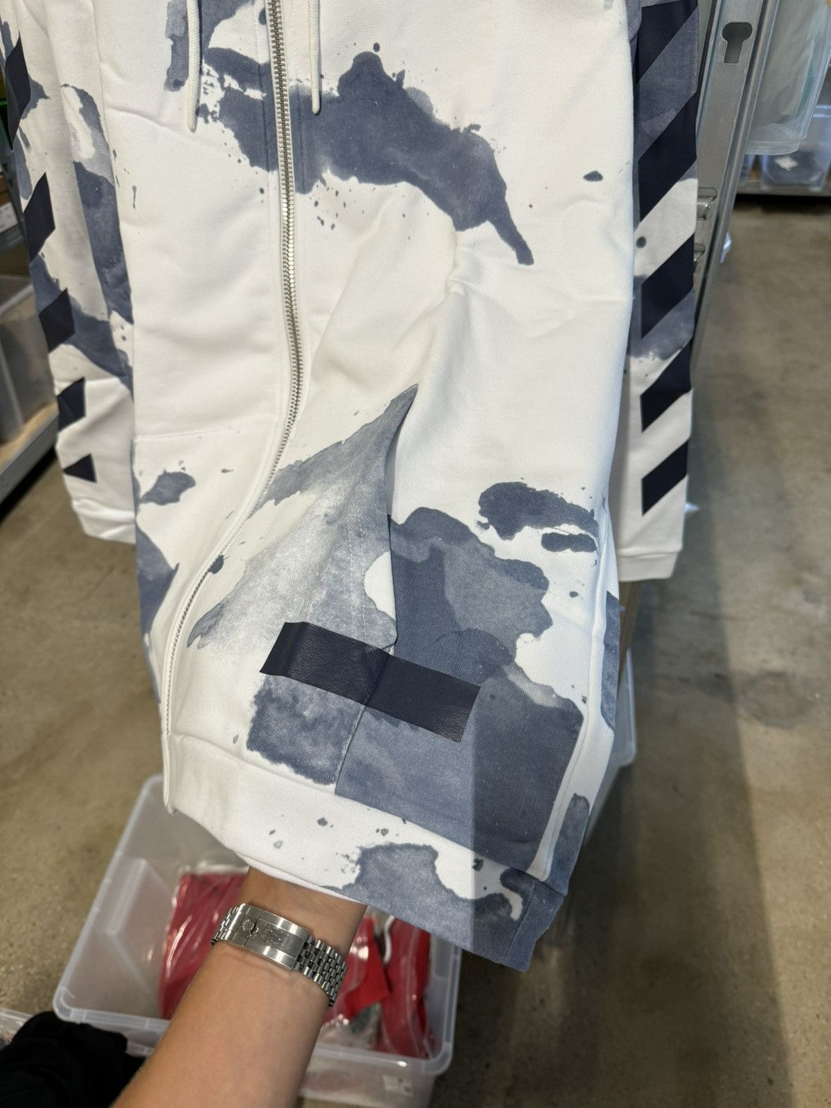 Off-White Off-White Rare FW16 Zip Hoodie EARLY VIRGIL ERA Size US M / EU 48-50 / 2 - 3 Thumbnail