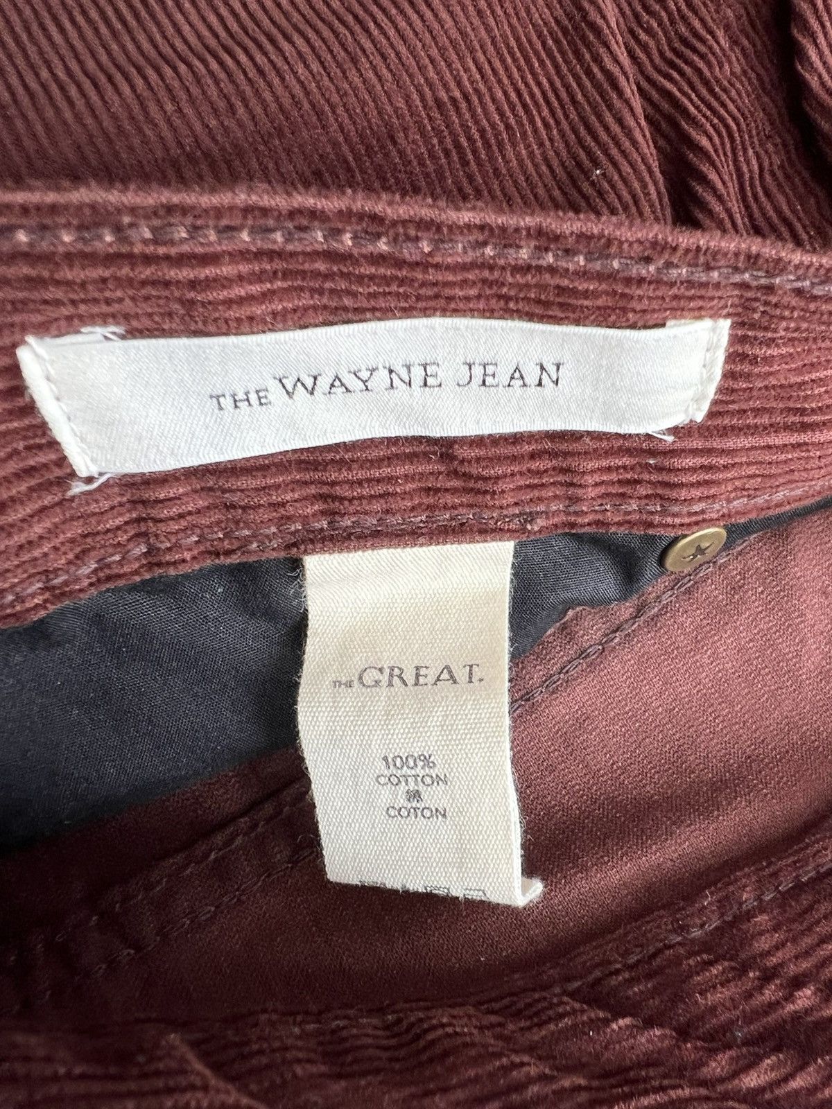 THE GREAT The Great the wayne jean corduroy pants Size 27" / US 4 / IT 40 - 4 Thumbnail