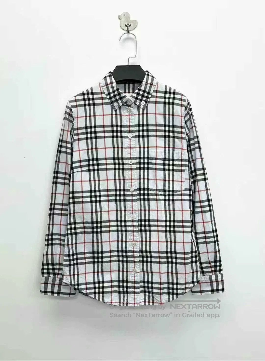 Burberry burberry blue gray plaid long sleeve shirt. Size S / US 4 / IT 40 - 1 Thumbnail