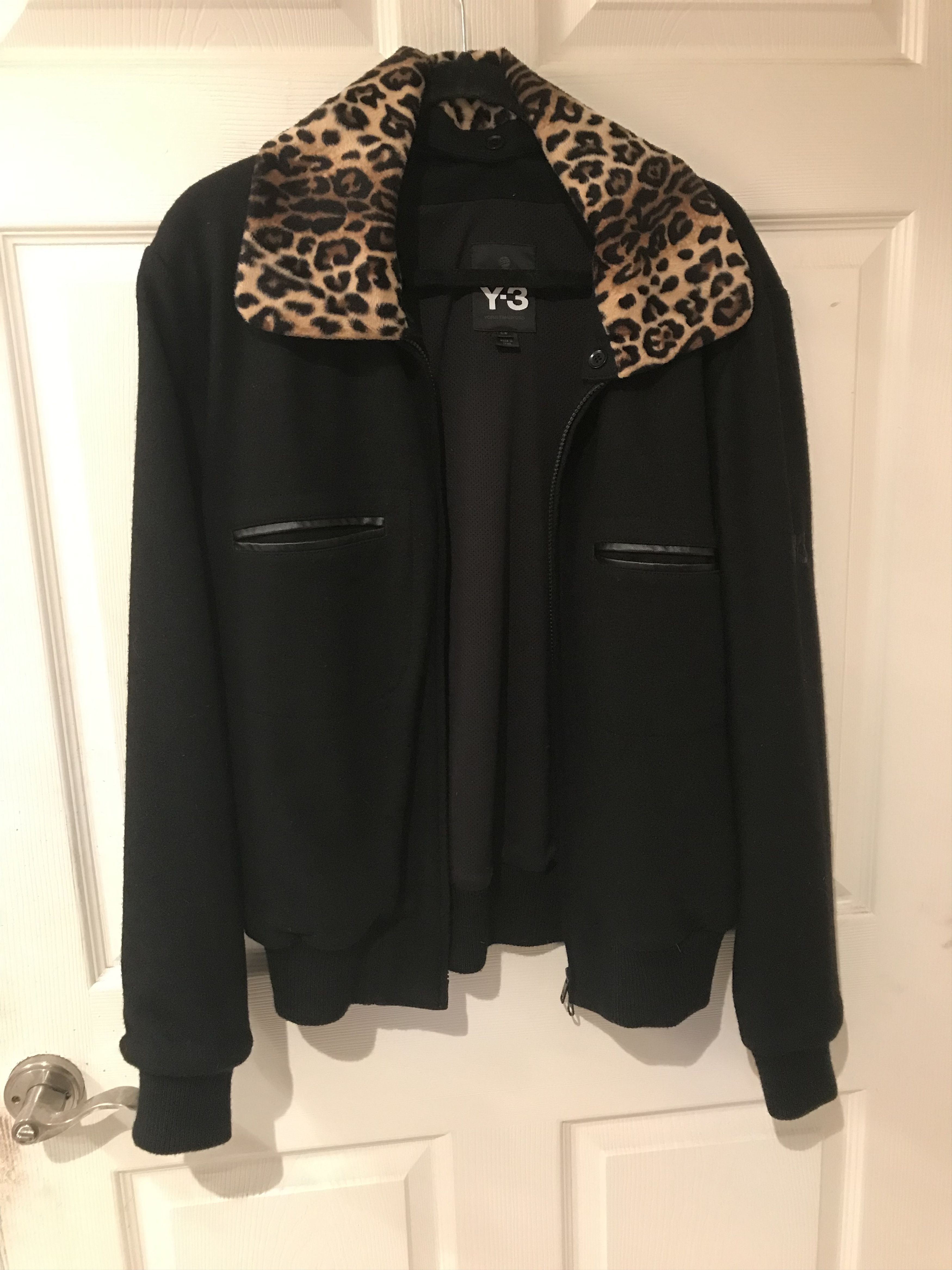 Adidas Y-3 Adidas Yohji Yamamoto Leopard Coach Jacket Size US S / EU 44-46 / 1 - 1 Thumbnail